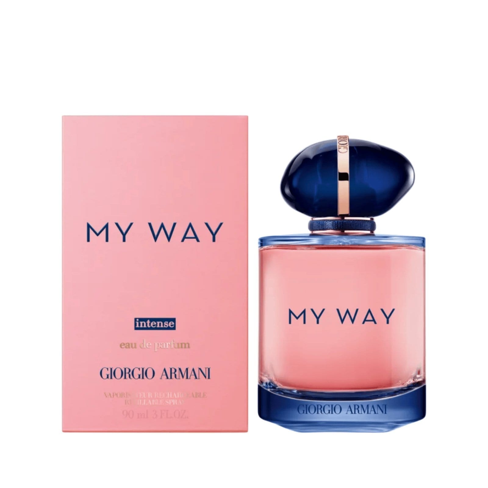 Vista 2 My Way Intense Giorgio Armani Edp- Perfume Fem Giorgio Armani rosa/roxo