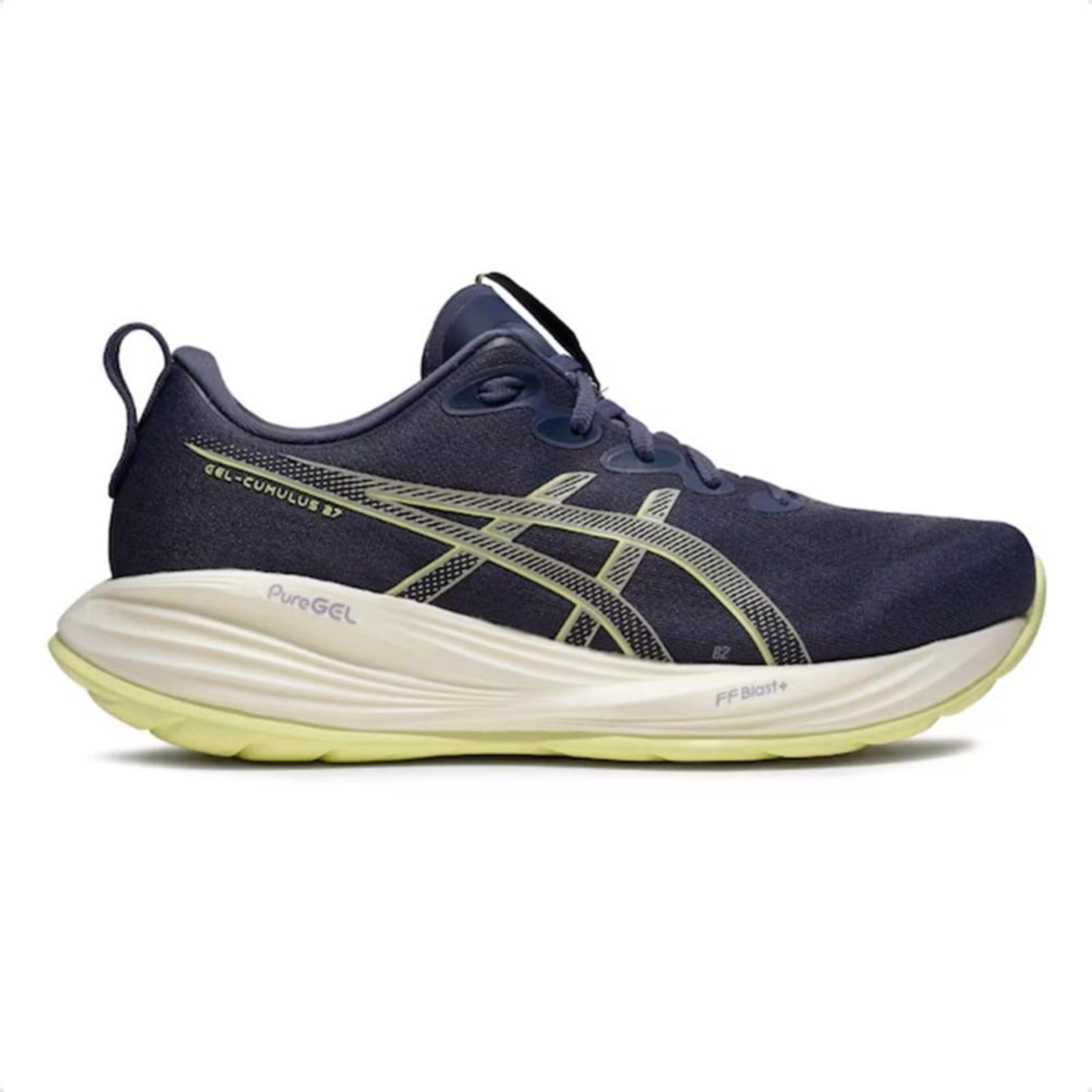 Vista principal Tenis Masculino Asics Gel Cumulus 27 1011B960-500Azul 39 ASICS azul