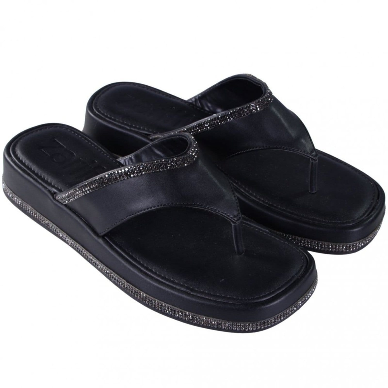 Vista 2 Tamanco Feminino Zariff 618pl Zariff Zariff preto