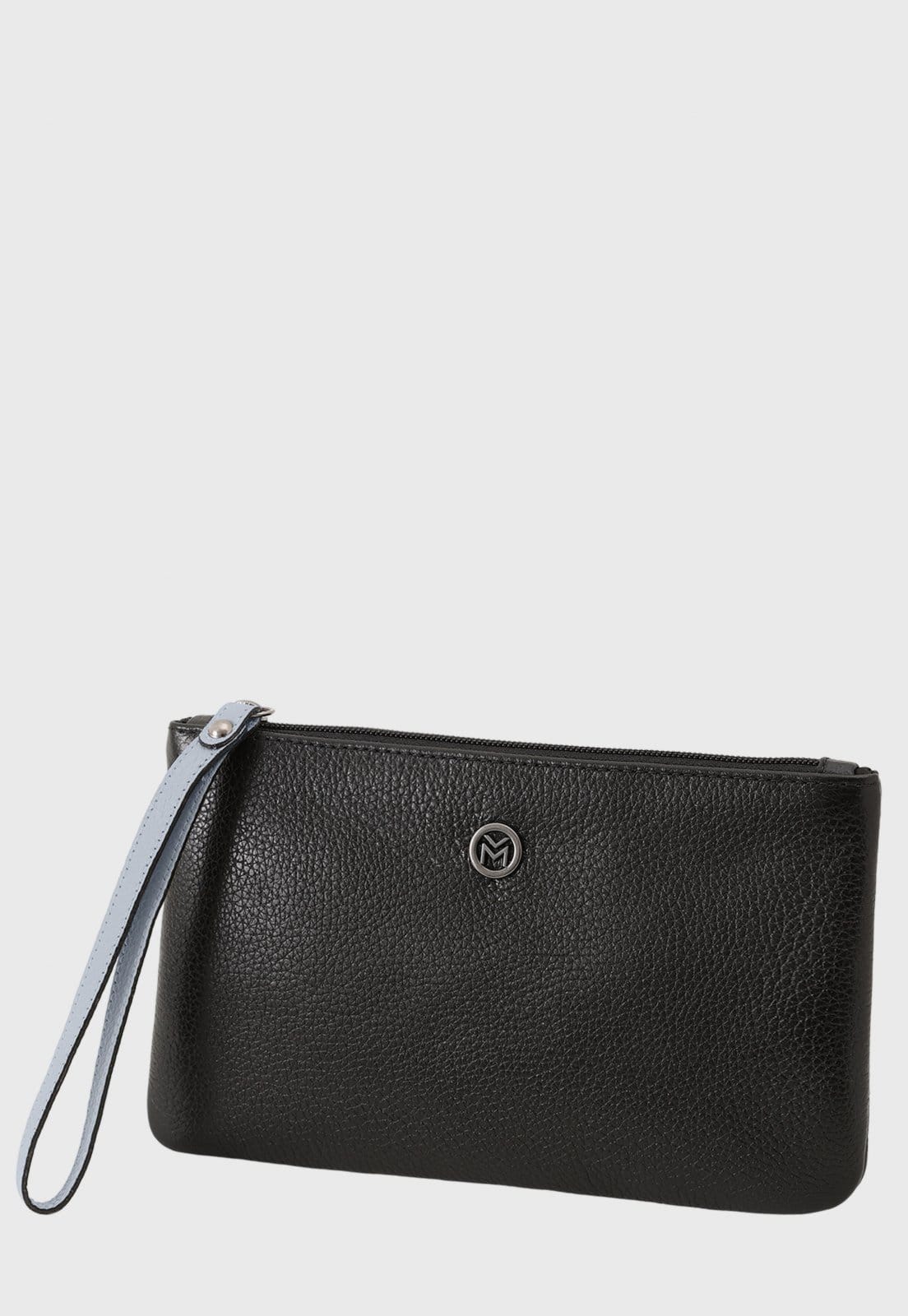 Bolsa Carteira Clutch Couro Mariart 610 Preto