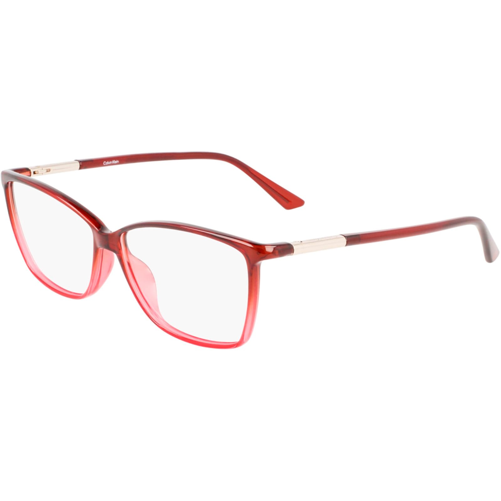 Vista principal Armação Calvin Klein CK21524 605 Feminino Calvin Klein vermelho