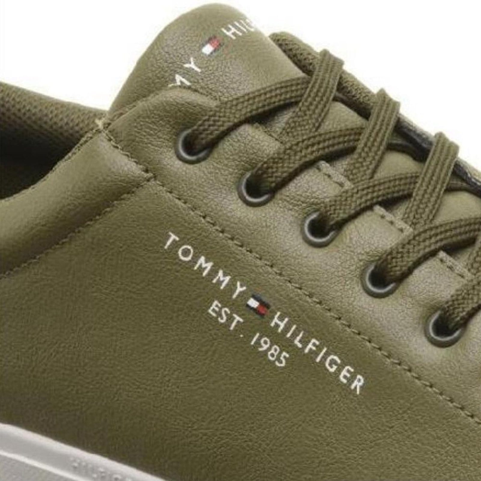 Vista 2 Tênis Tommy Hilfiger Harrison 5D5 Masculino Army Green Tommy Hilfiger verde green