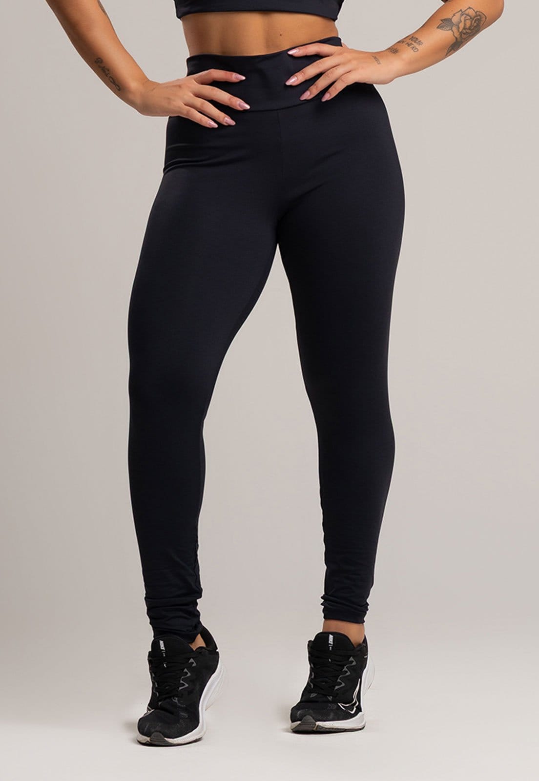 Calça MVB Modas Legging Cintura Alta Poliamida