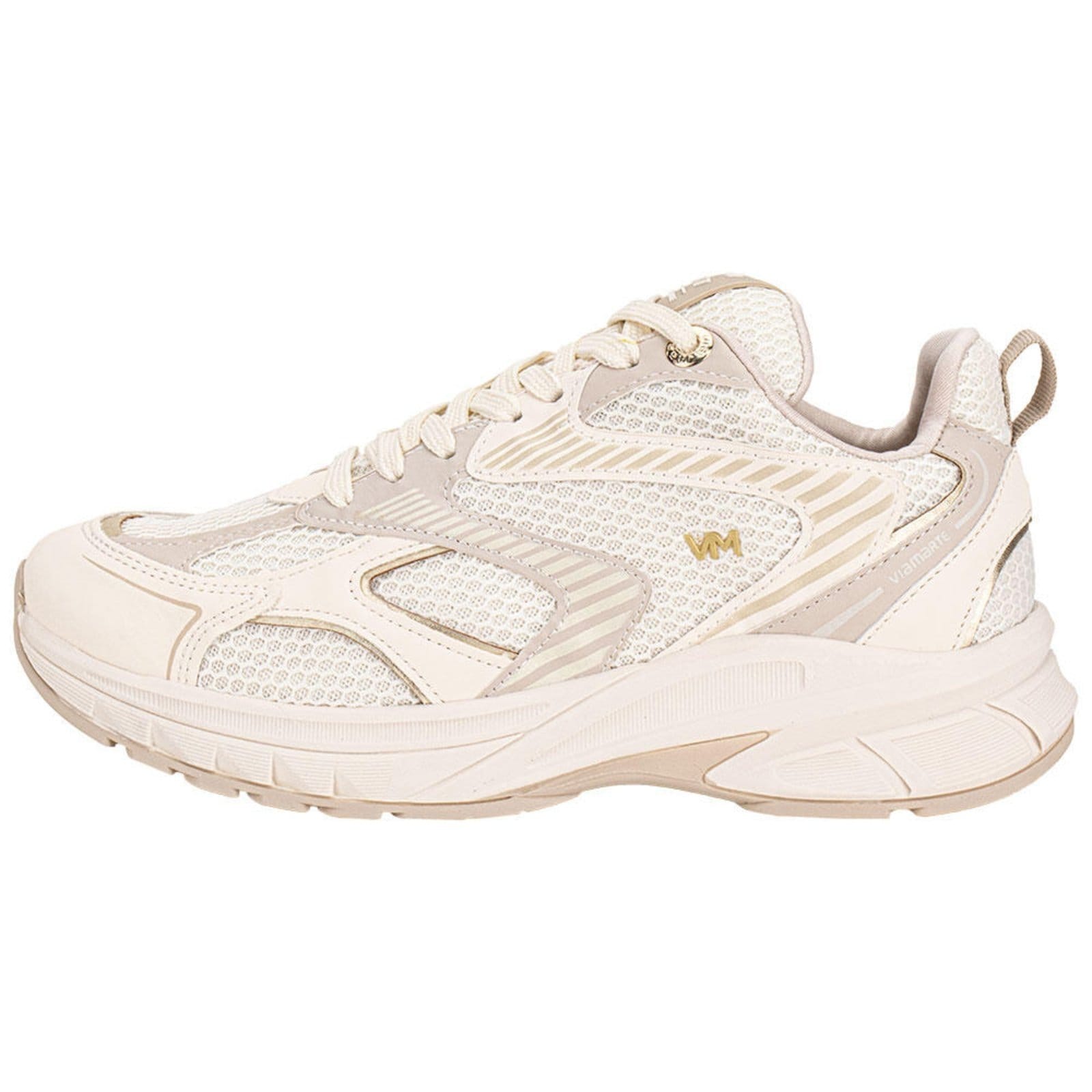 Vista 2 Tênis Feminino Via Marte 240010 A5832240 VIA MARTE bege