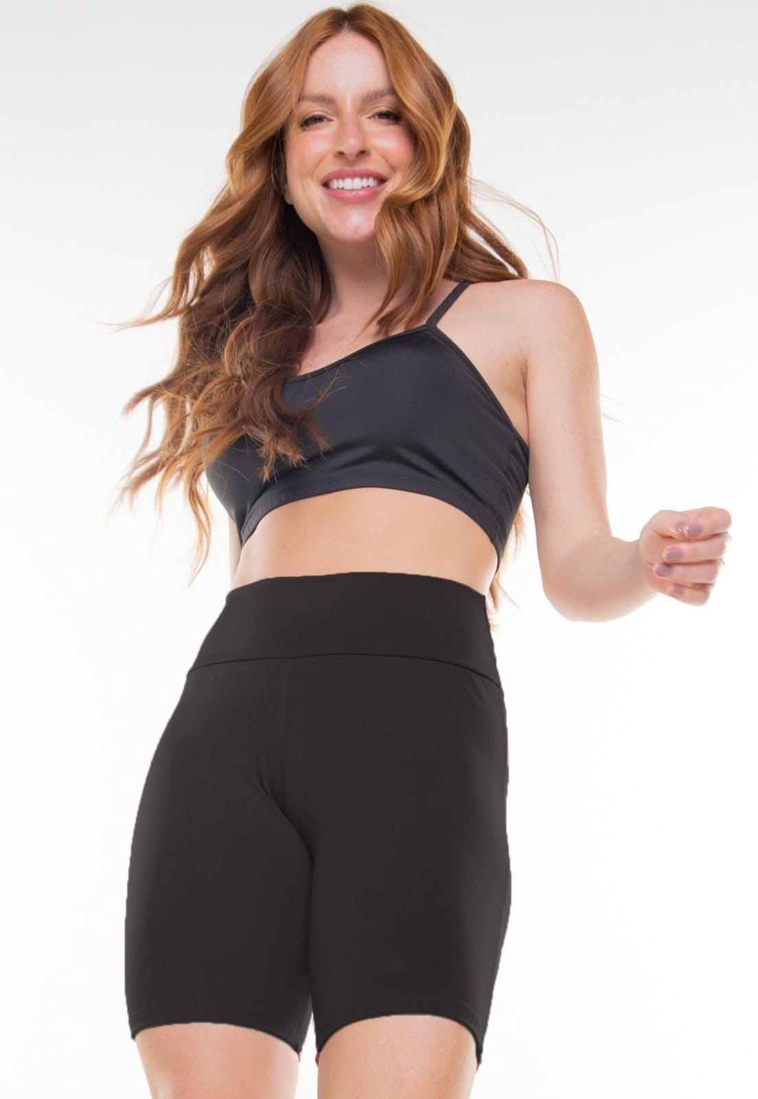 Bermuda Bravaa Store Academia Ciclista Fitness em Suplex Bermuda Básica 304