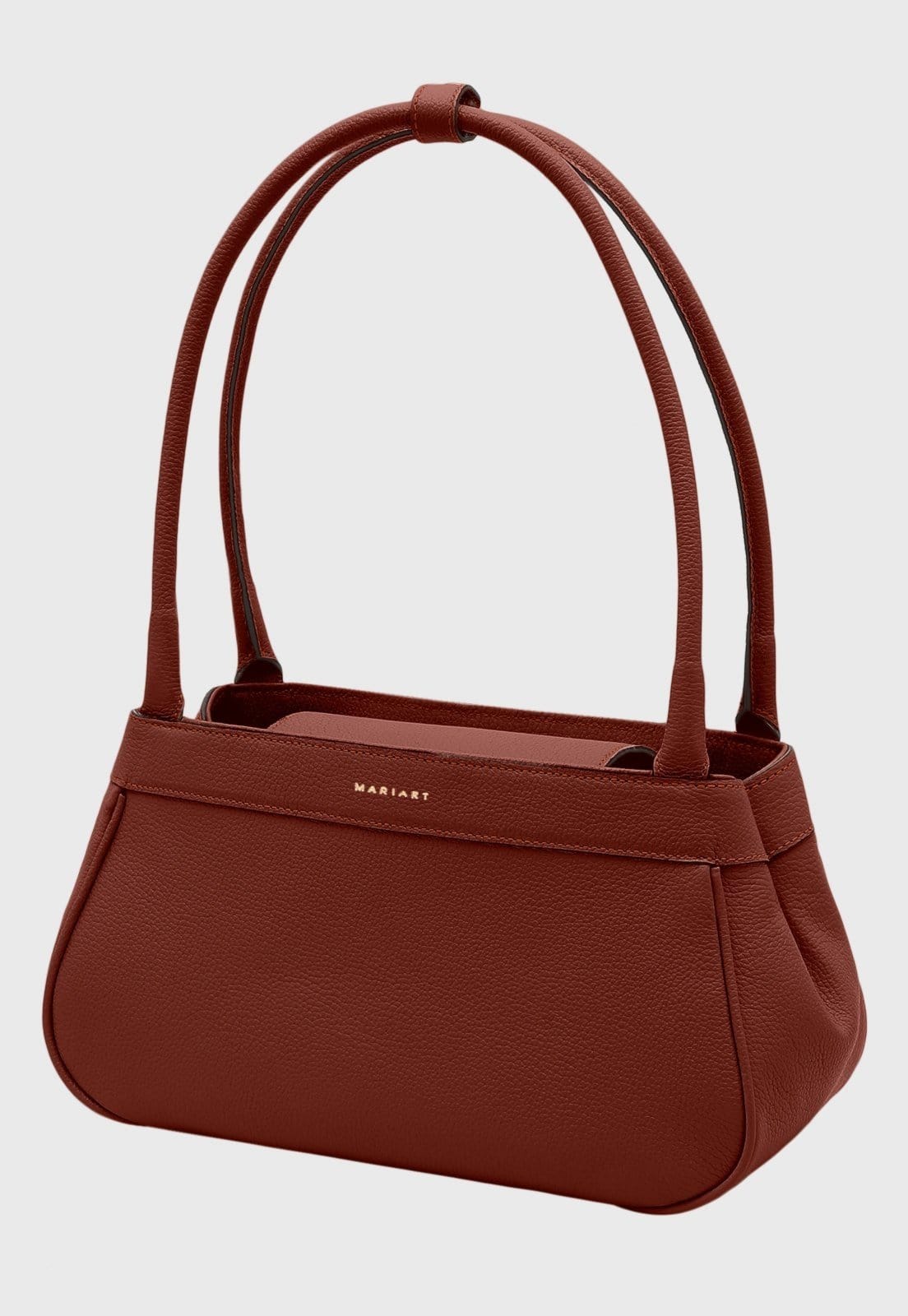 Bolsa Shoulder Couro Mariart Íris Terracota