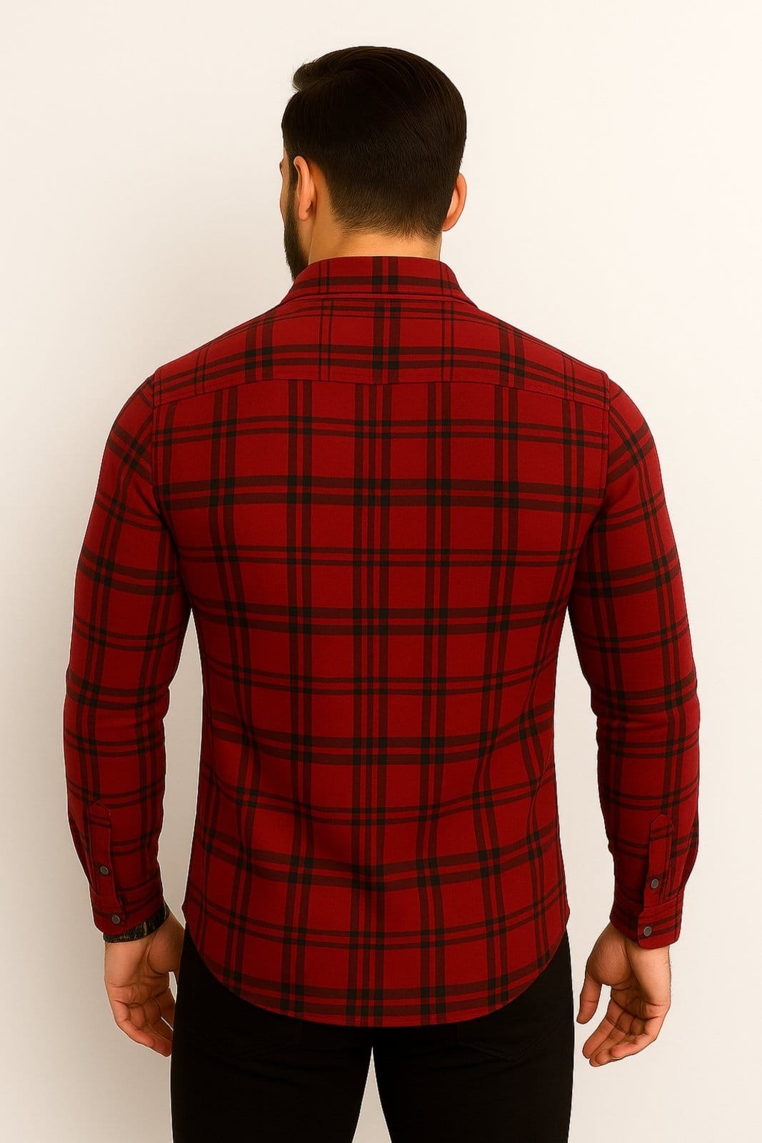 Vista 2 Camiseta Xadrez D Bell Outlet Fashion Masculina Vermelha D BELL OUTLET FASHION vermelho