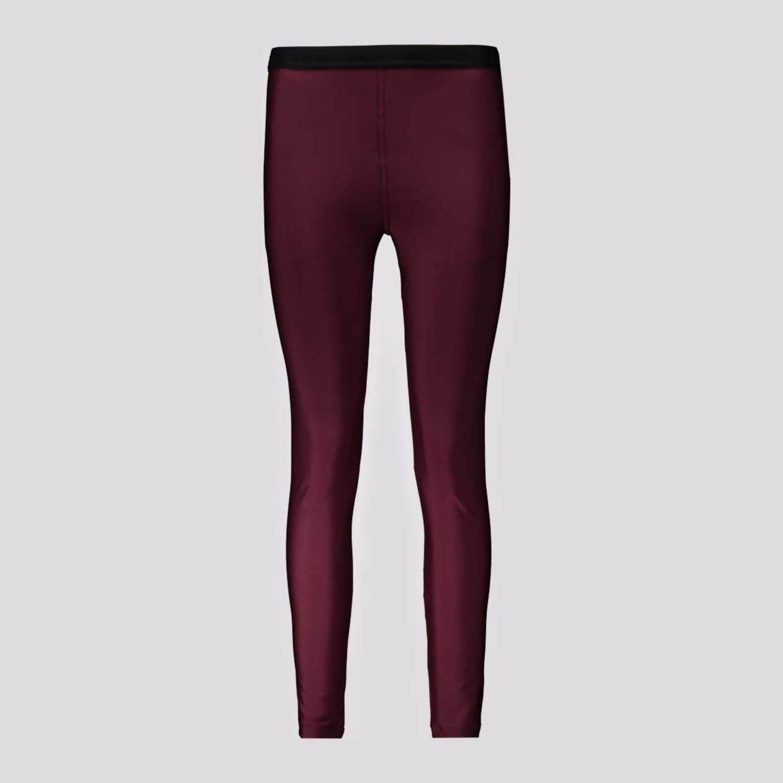 Vista principal Calça Legging Fila Train Elastic V Feminina Bordô Fila vermelho