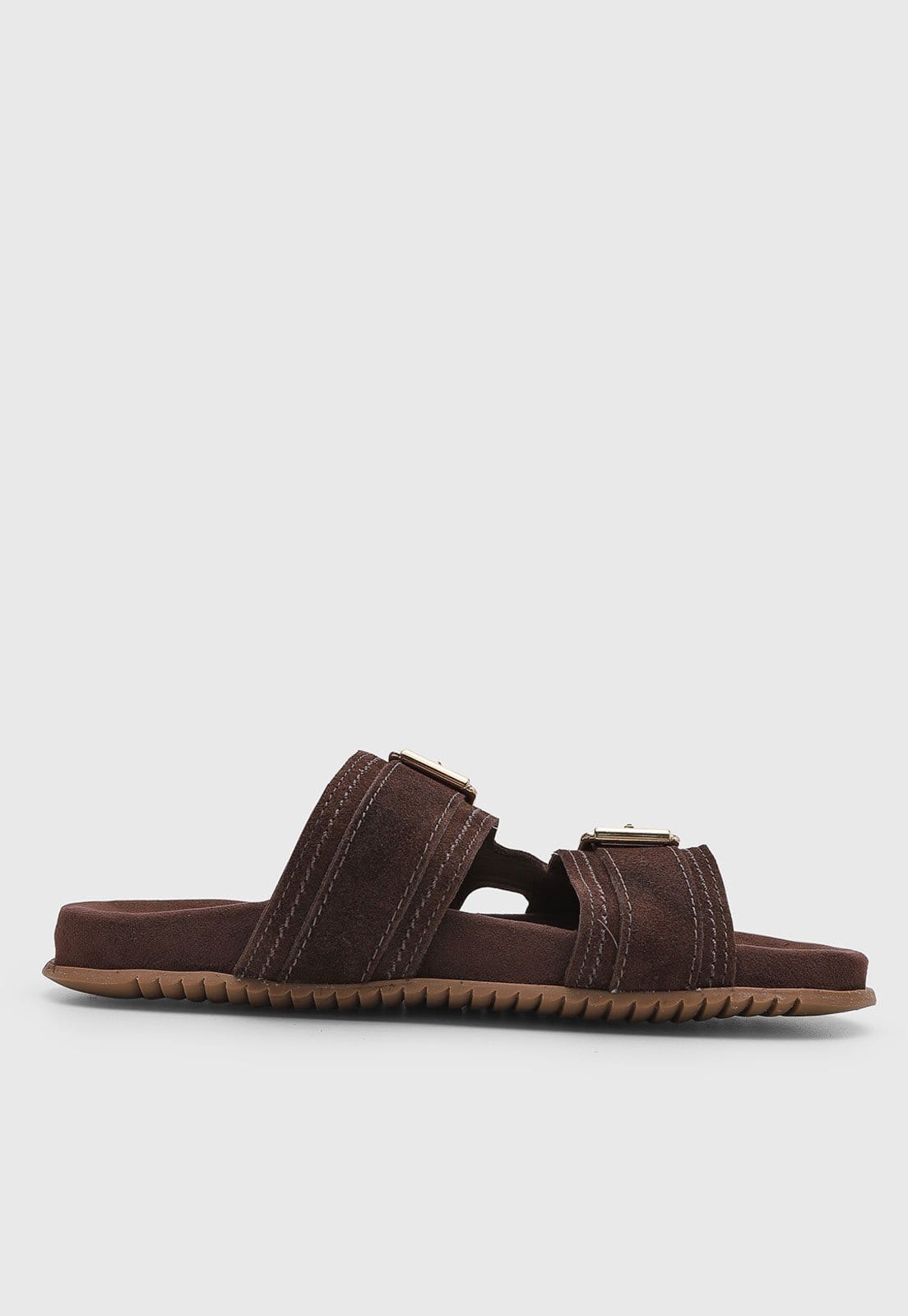 Vista 2 Rasteira Feminina Bottero Duas Tiras Fivela Bottero marrom