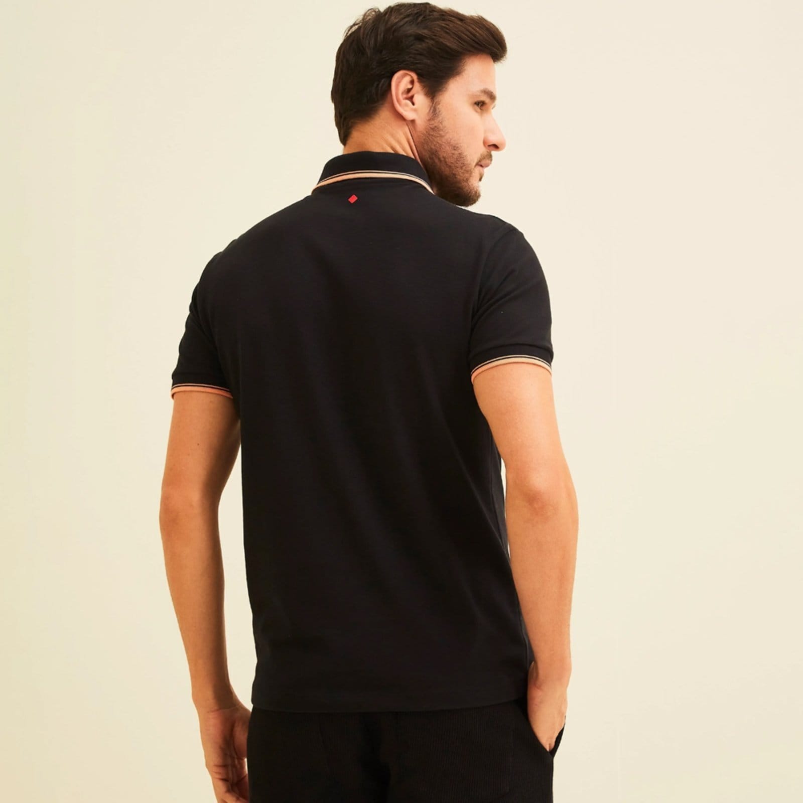 Vista 2 Camisa Polo Forum Dual Ve26 Masculino Forum preto