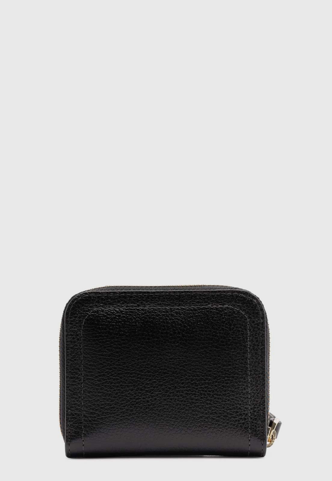 Vista 2 Carteira Feminina Arezzo Textura Granulada Preta Arezzo preto