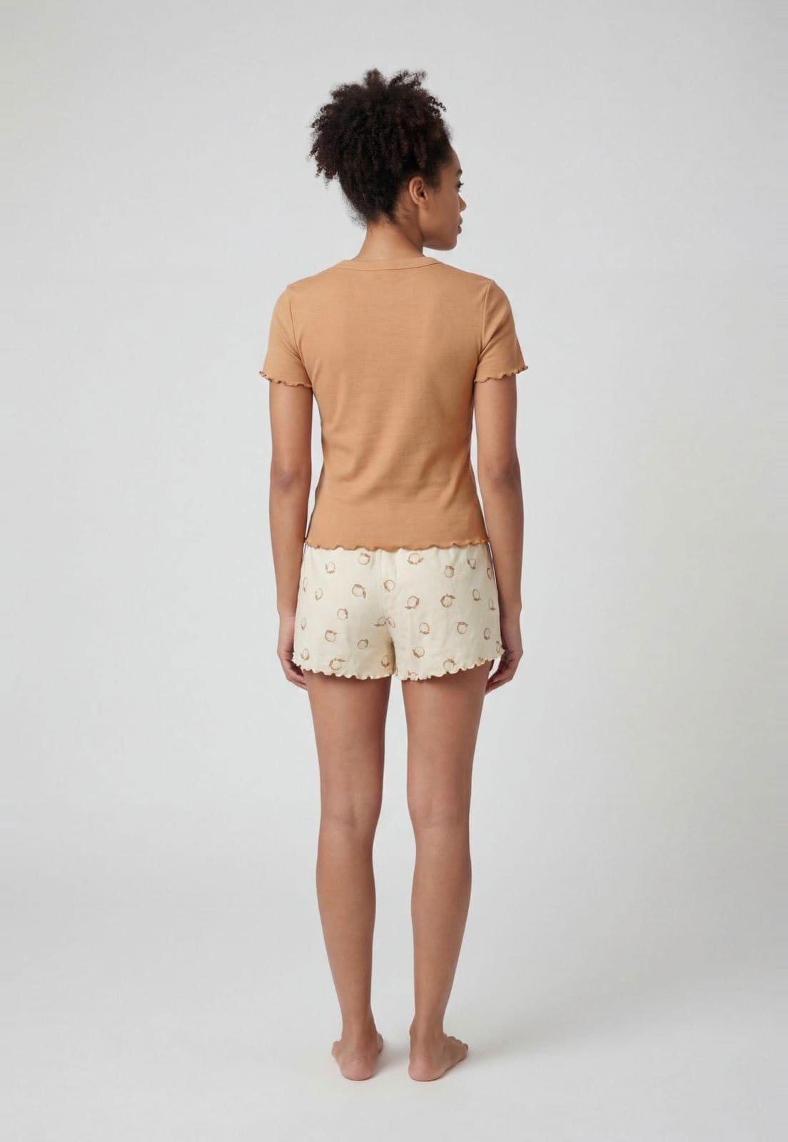 Vista 2 Conjunto Pijama Feminino Hering Estampado Hering azul marinho