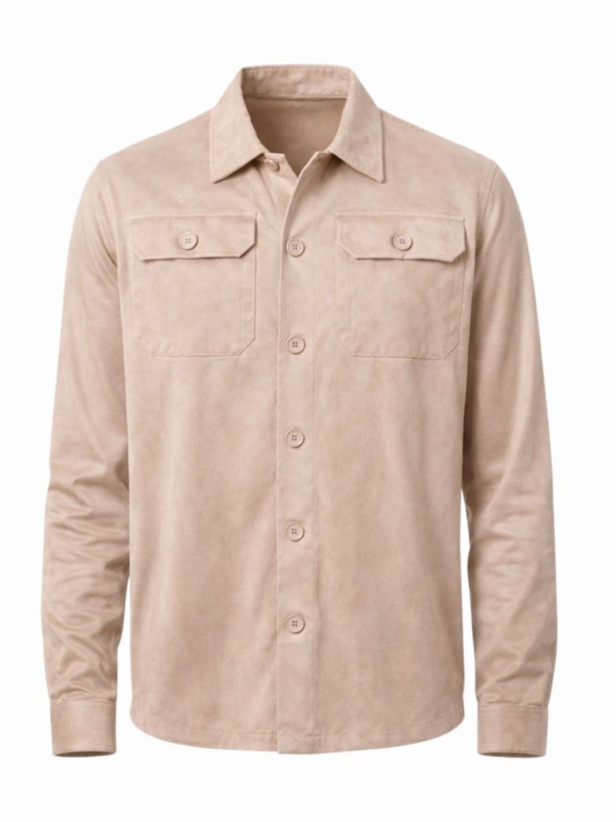 Camisa Masculina Suede Manga Longa Crocker - 49615
