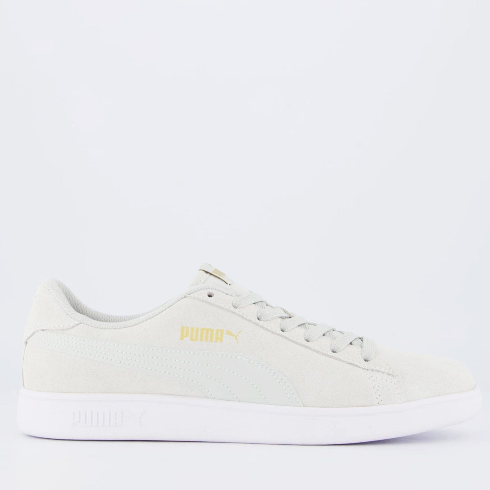 Vista principal Tênis Puma Smash V3 BDP Claro Puma cinza