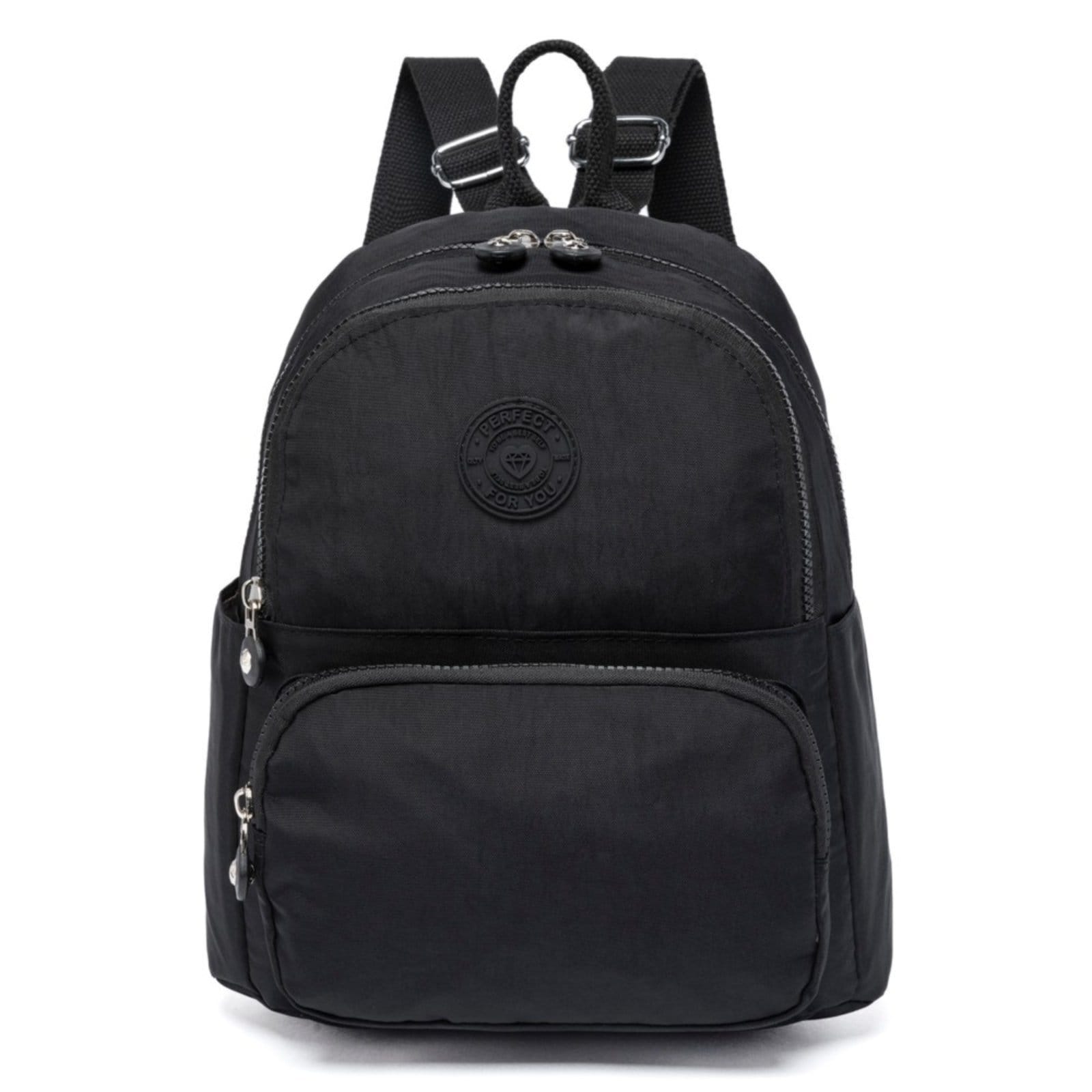 Vista principal Mochila Bolsa Viagem Feminina Casual Trabalho Espaçosa Reforçada Perfect For You preto