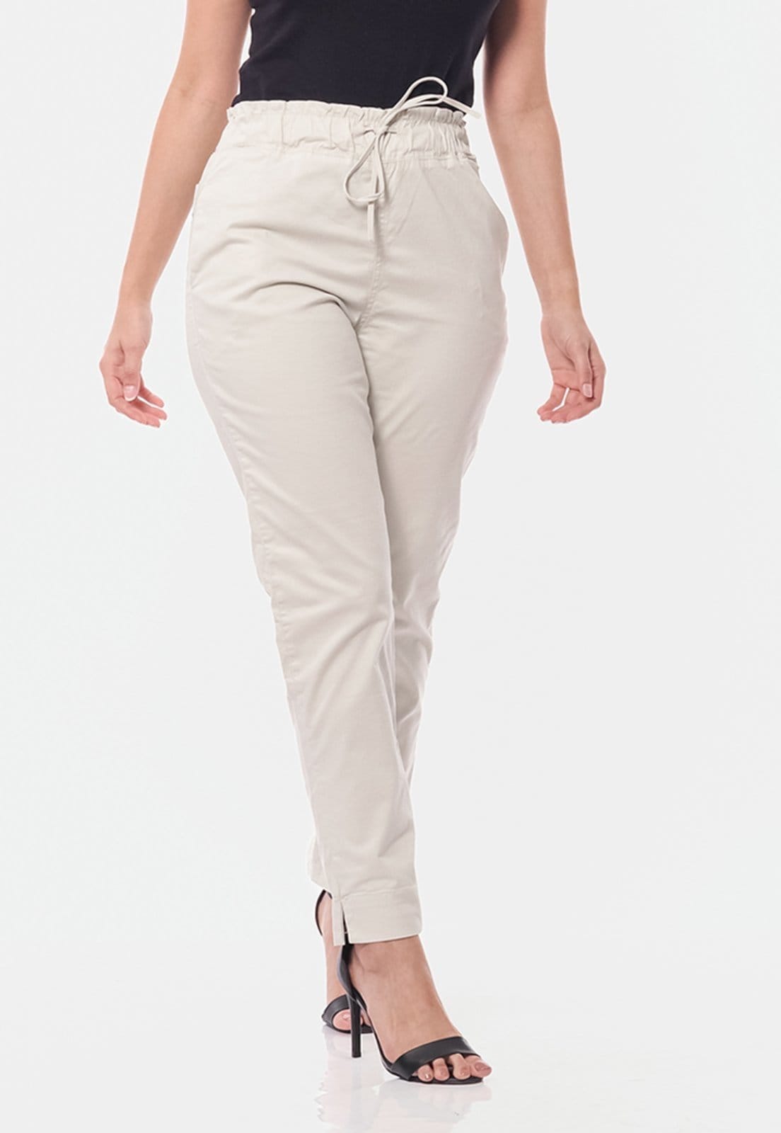 Calça Sarja Skinny Cintura Alta Elástico 3821