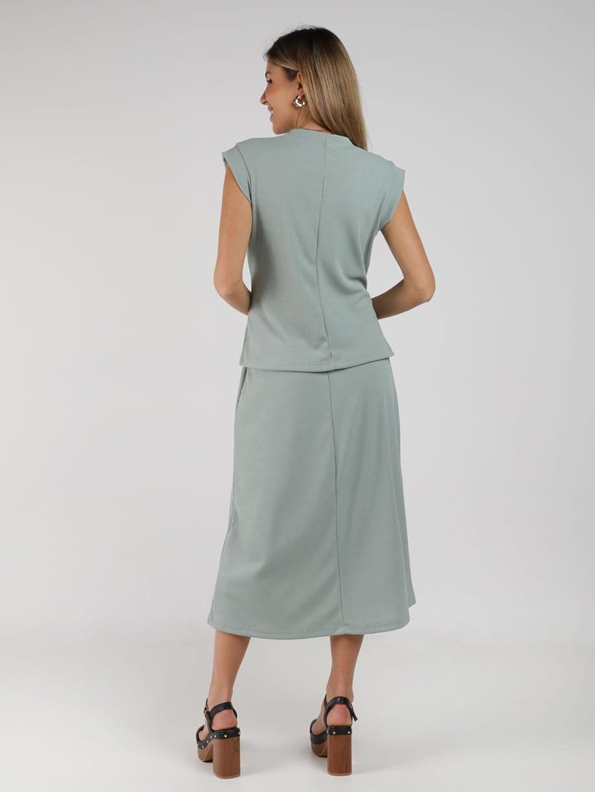 Vista 2 Conjunto Curto Autentique Feminino VERDE Autentique unico verde