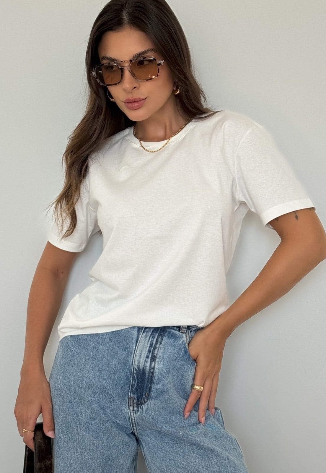 Vista principal Camiseta Cianitas Off Lisa Cianitas off-white