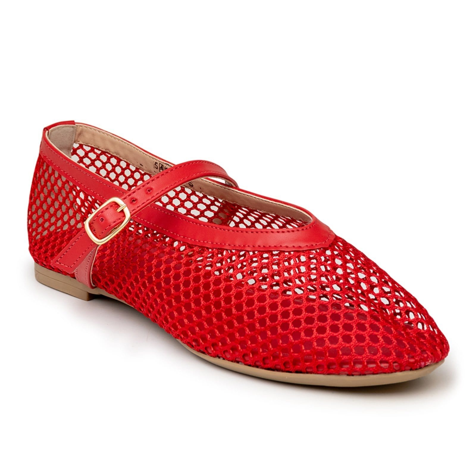 Sapatilha Feminina Boneca Tela 5400 Vermelha - 2