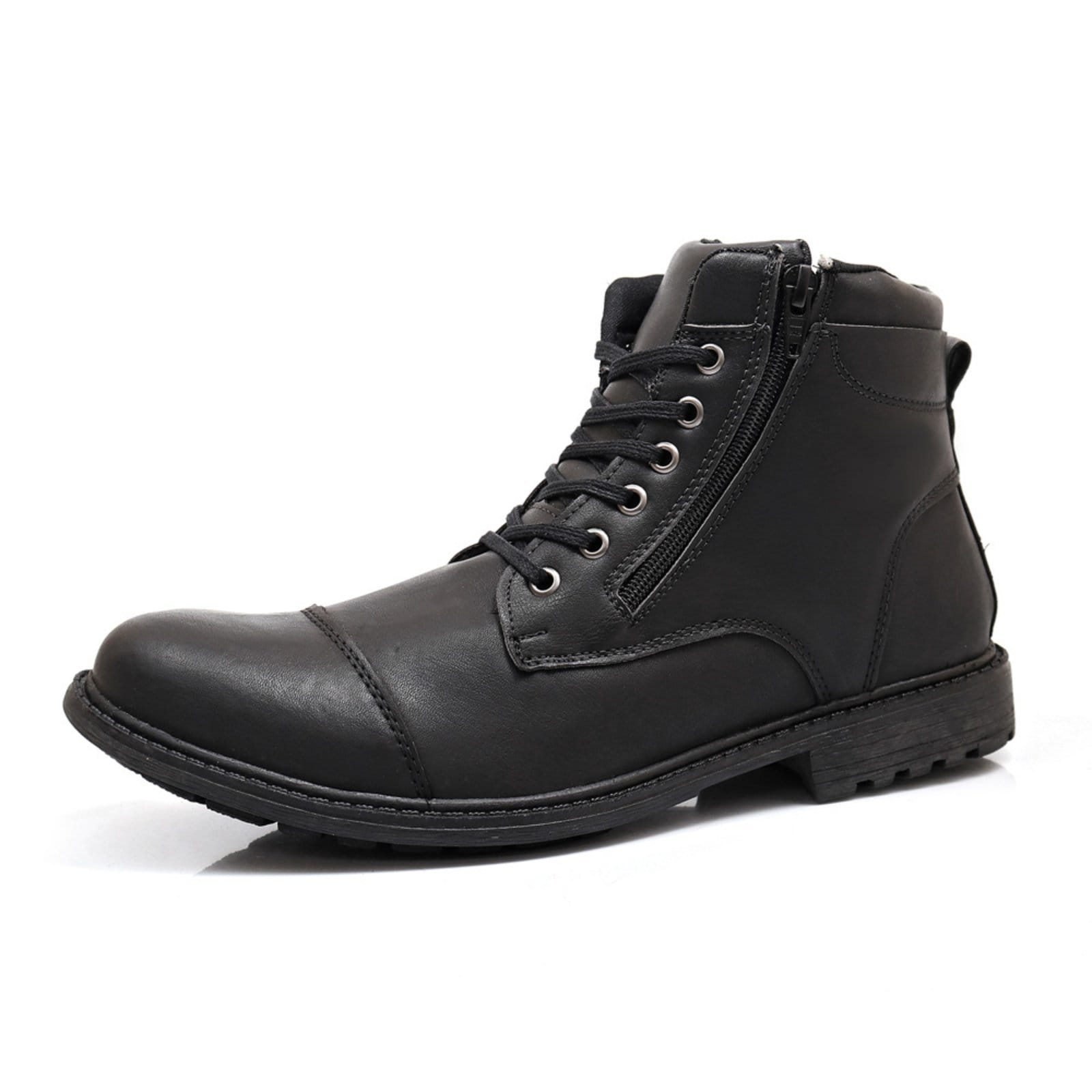 Bota Coturno Masculina Épico Zíper Cano Médio Conforto Casual
