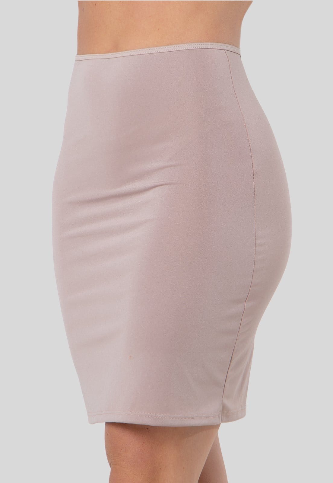 Vista 2 Saia Anágua Evita Atrito Segunda Pele Toque Suave Rioutlet bege/nude