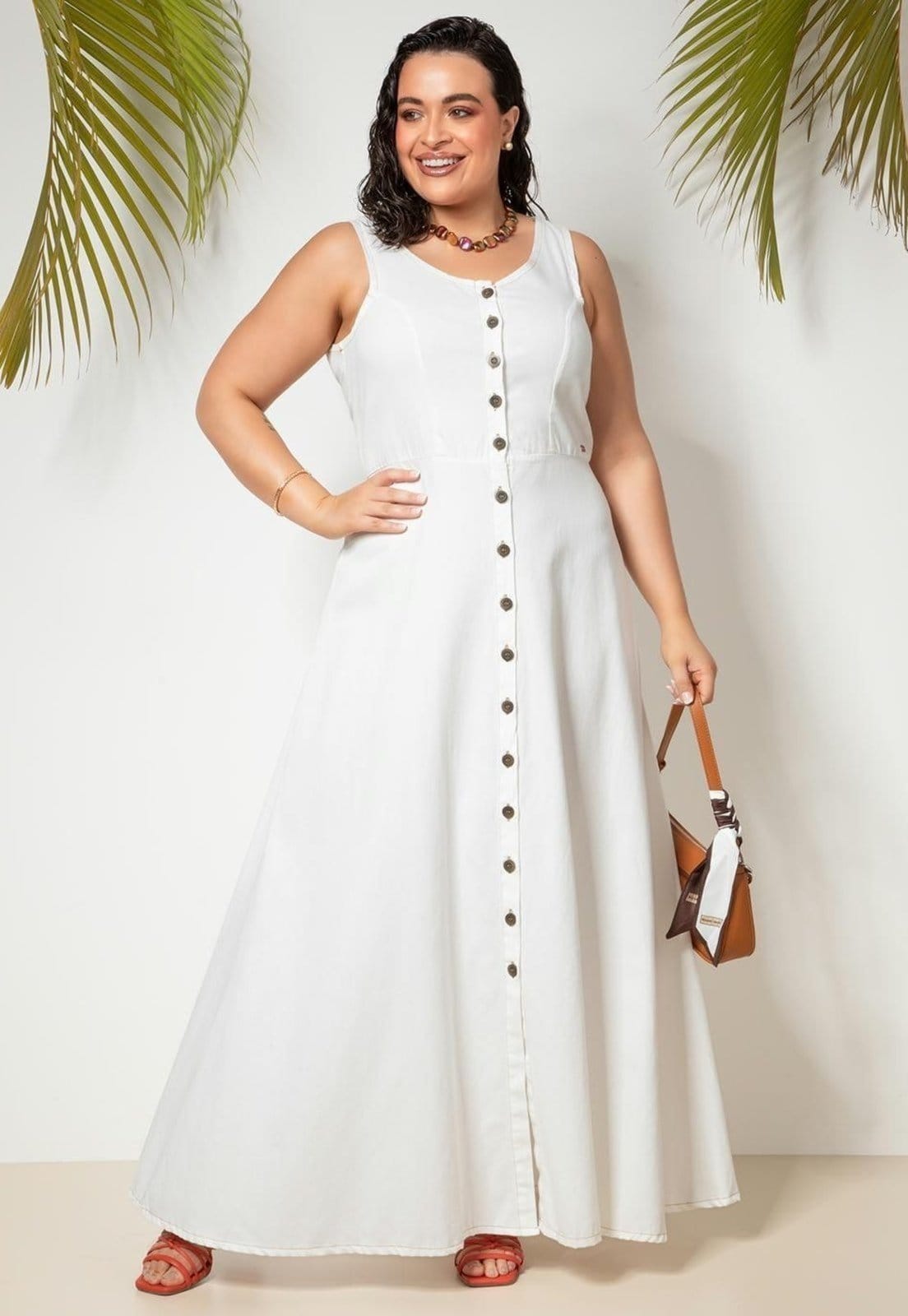 Vestido Em Jeans Leve