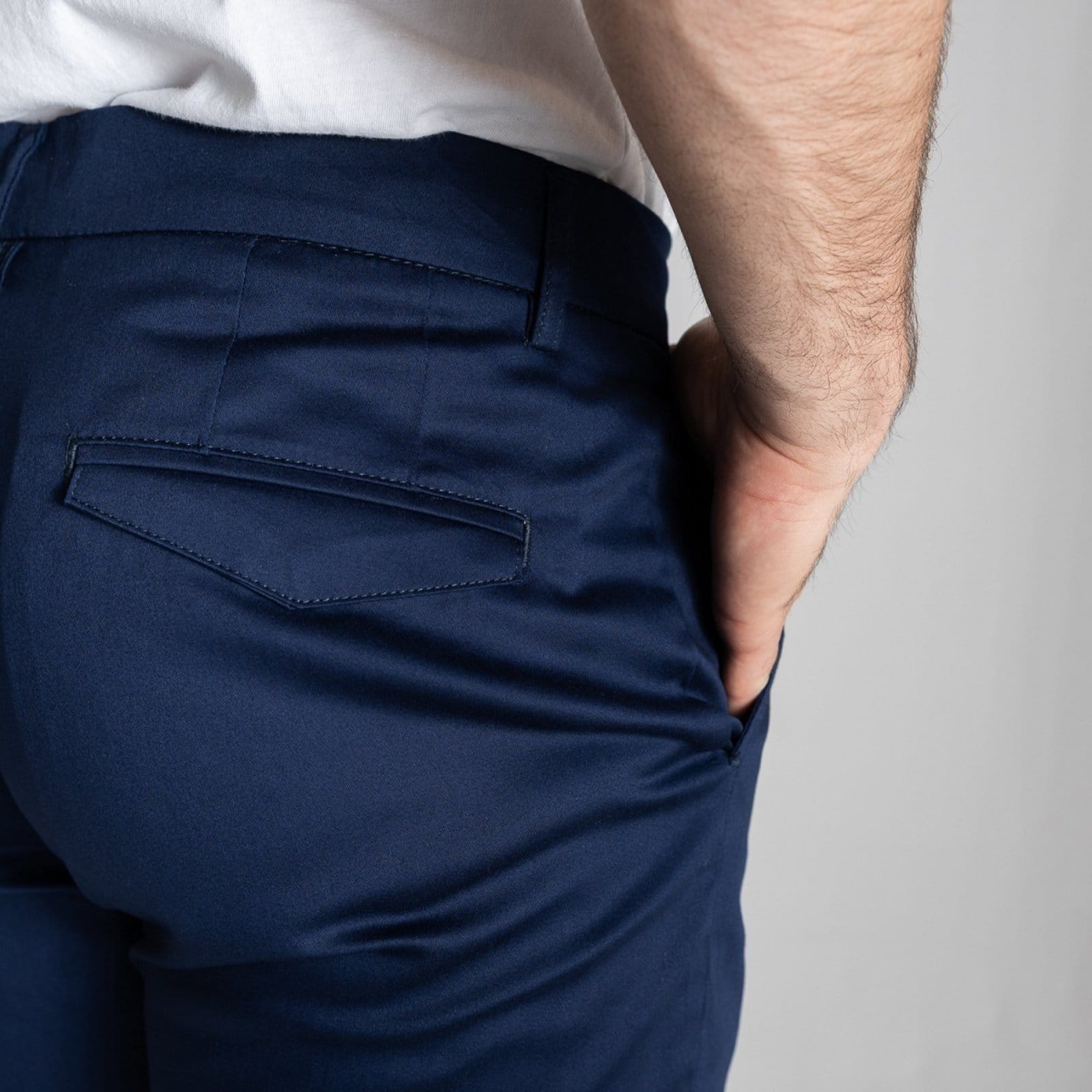 Vista 2 Calça VersatiOld Casual Slim VERSATIOLD azul marinho