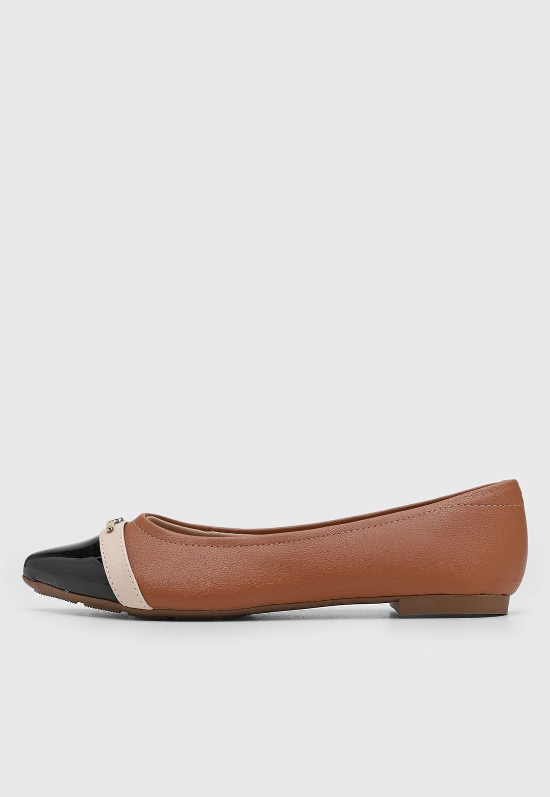 Vista principal Sapatilha Feminina Modare Ponta Fina MODARE caramelo