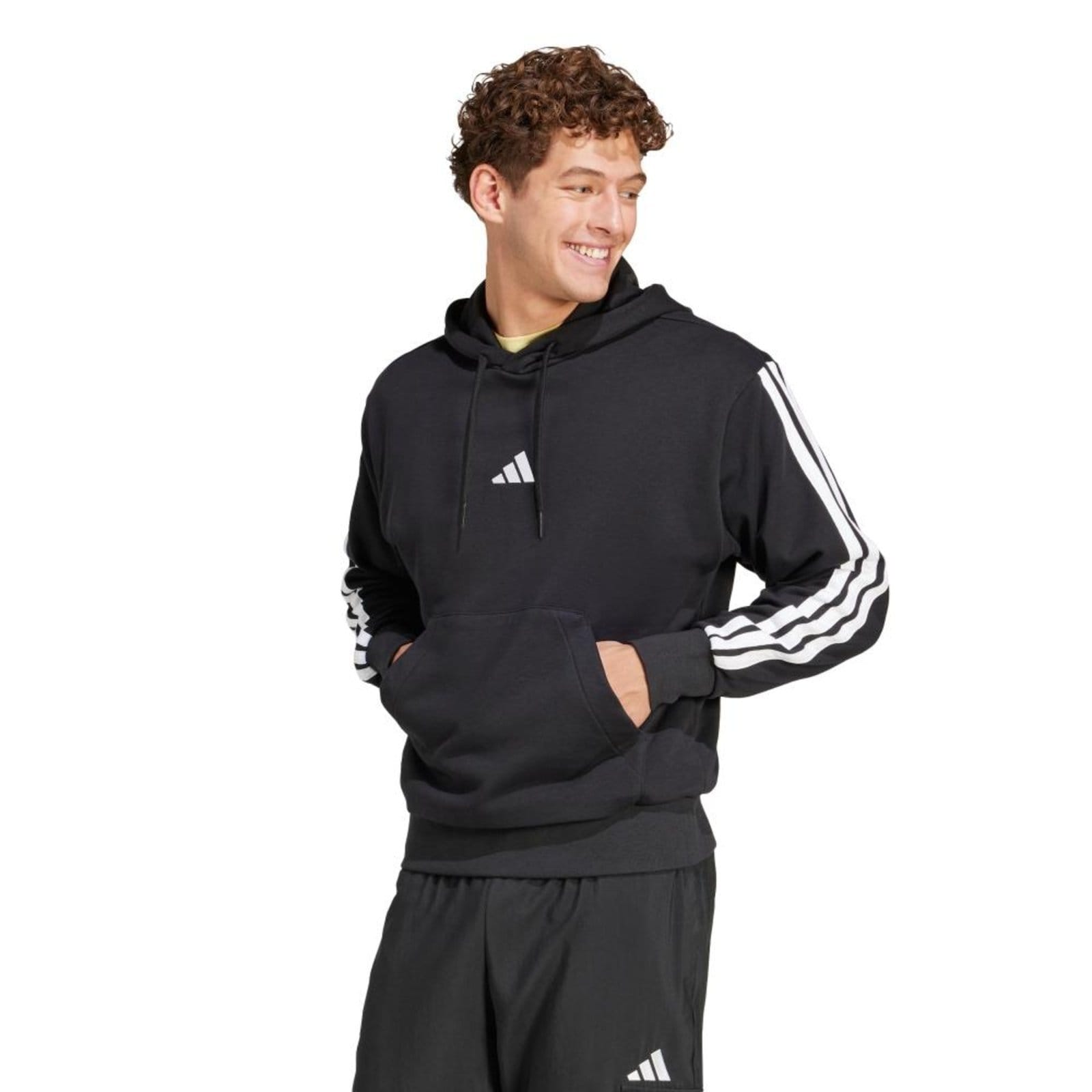 Moletinho Capuz Essentials 3-Stripes adidas Sportswear