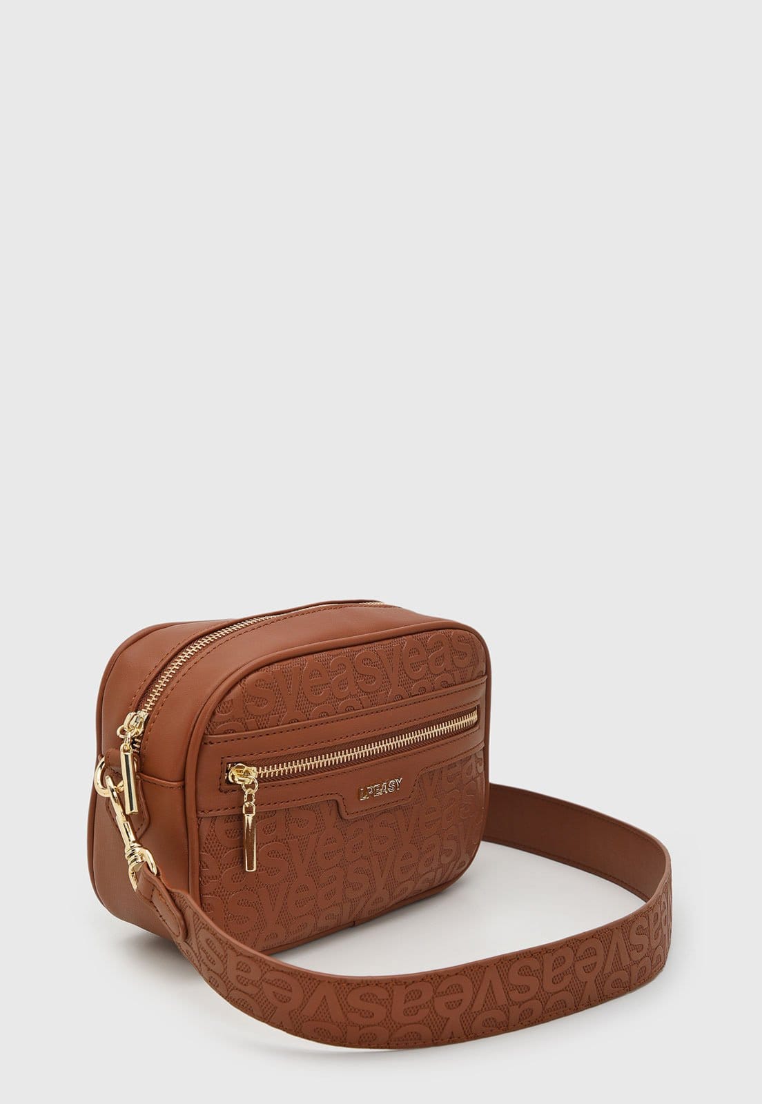 Vista 2 Bolsa Feminina Lança Perfume Monograma Lança Perfume caramelo