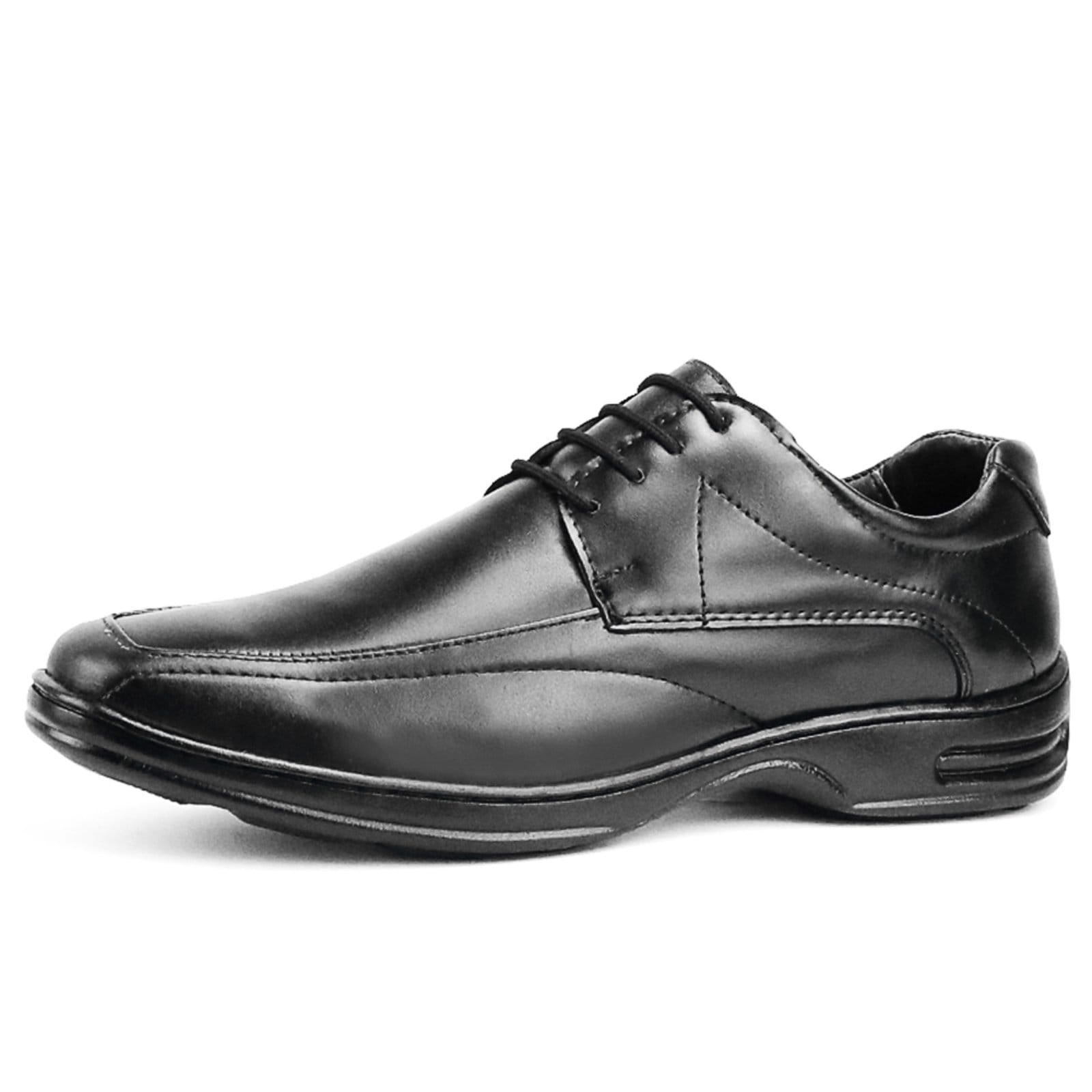 Vista 2 Sapato Social Kit Masculino Couro Ortopédico Cadarço Anatômico Com Carteira Utilitária Sapatofran preto
