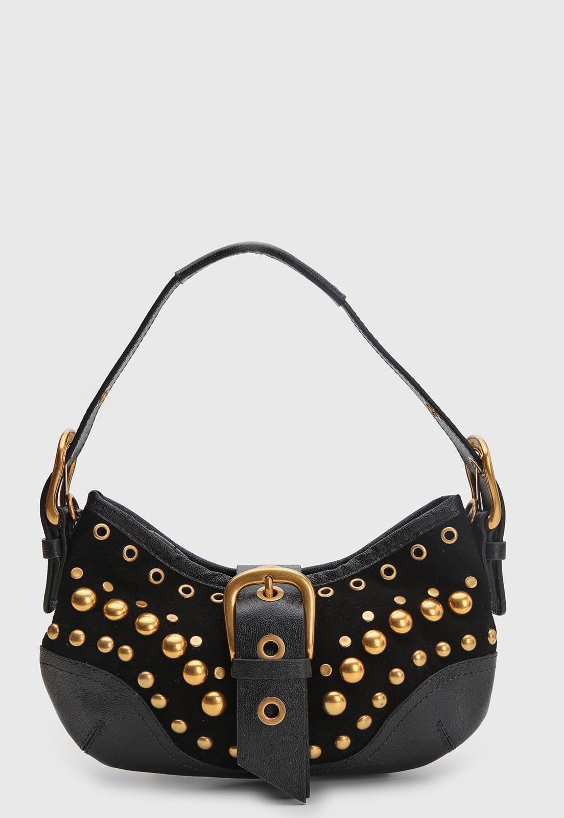 Bolsa Feminina Vicenza Tachas Preta