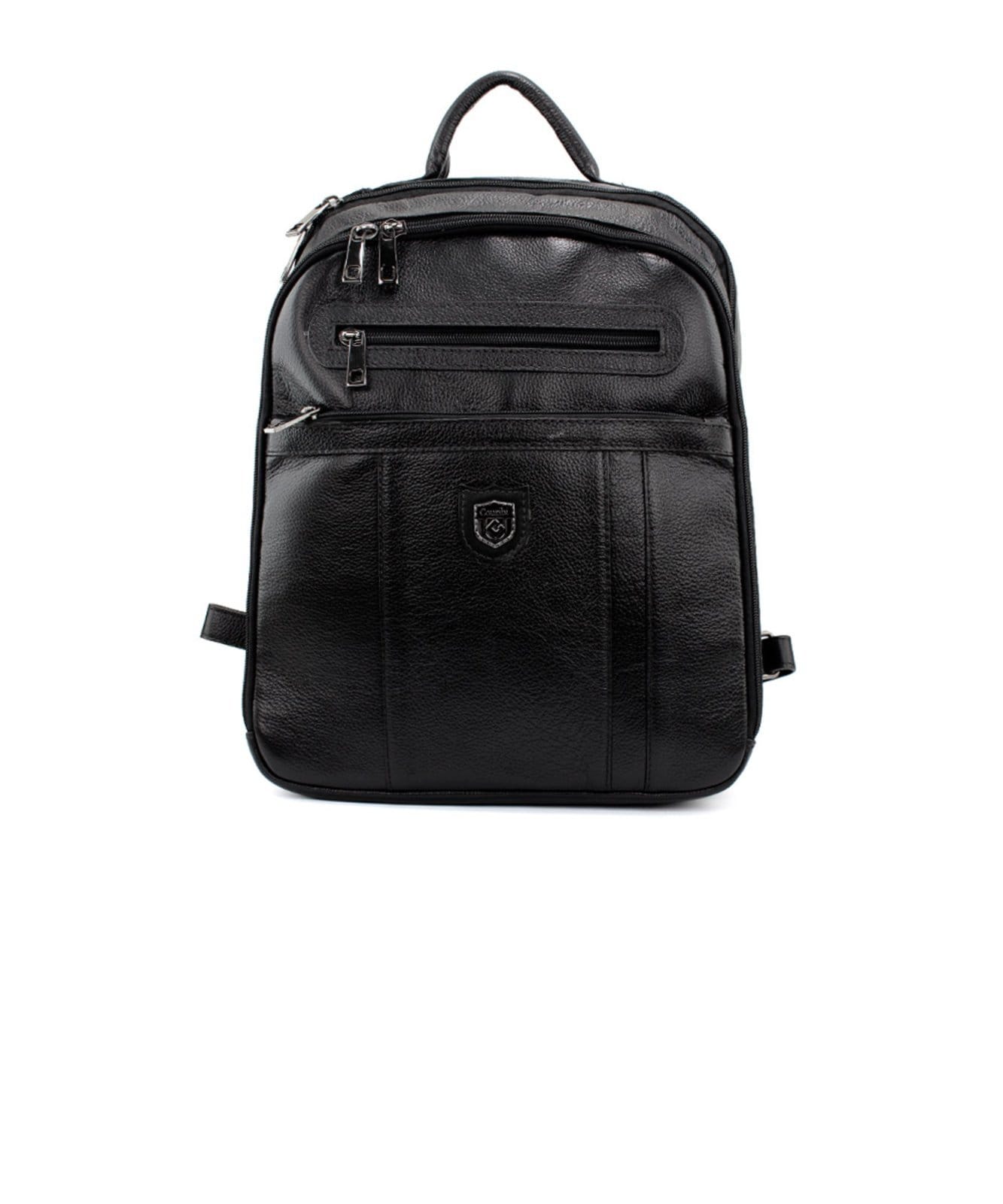 Mochila Porta Notebook Couribi Couro Preto