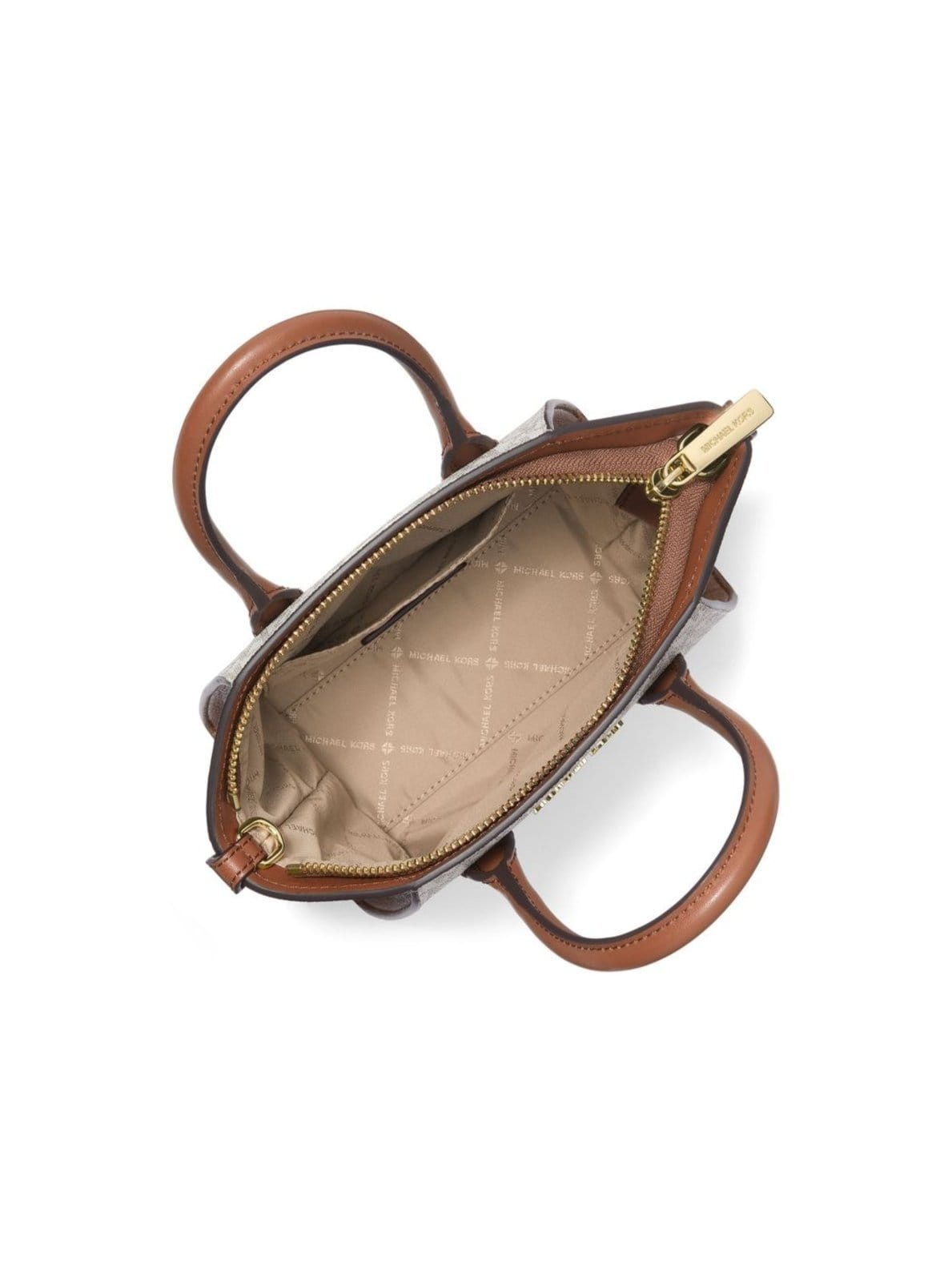 Vista 2 Bolsa Tiracolo Avril Mini Logo 35F4g4vc0b150 Michael Kors branco