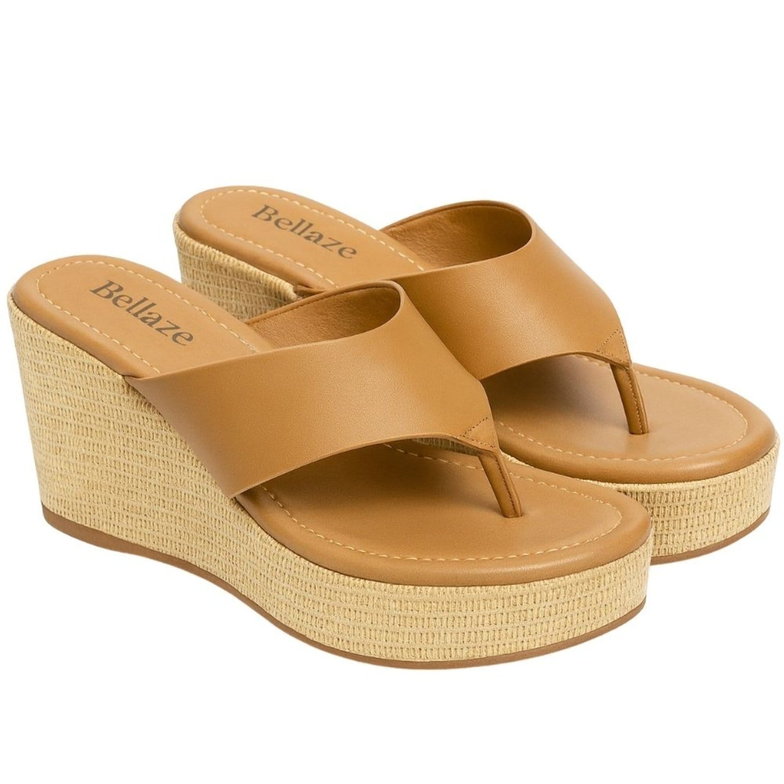 Vista 2 Tamanco Bellaze Plataforma Bellaze marrom