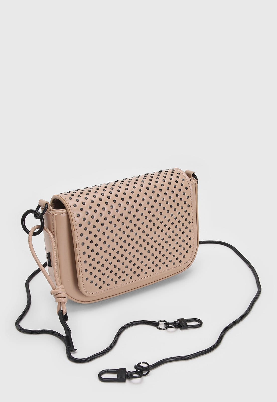 Vista 2 Bolsa Transversal Santa Lolla Alça Removivel Santa Lolla nude