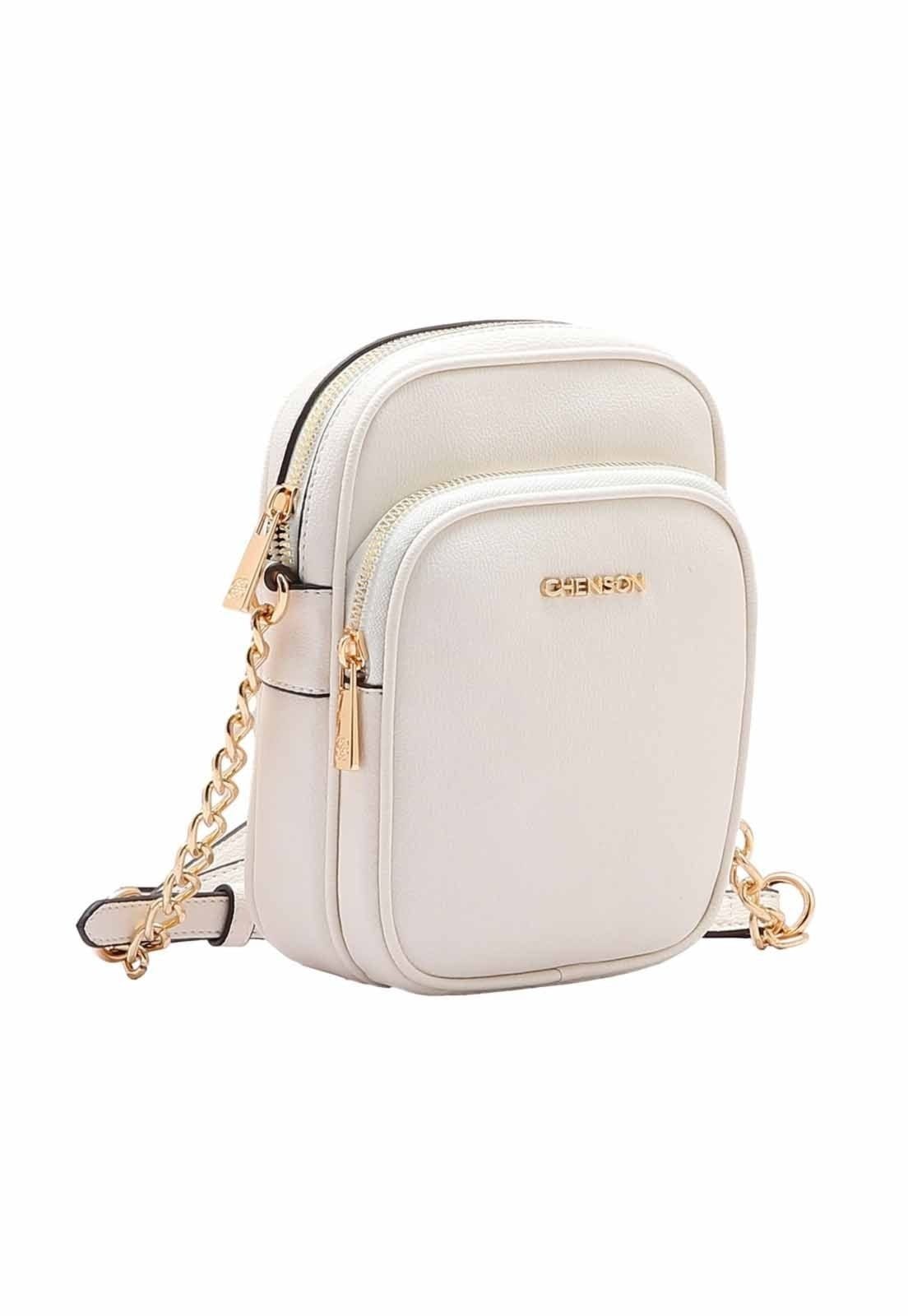 Bolsa Feminina Chenson Original Transversal Off-White 3484934