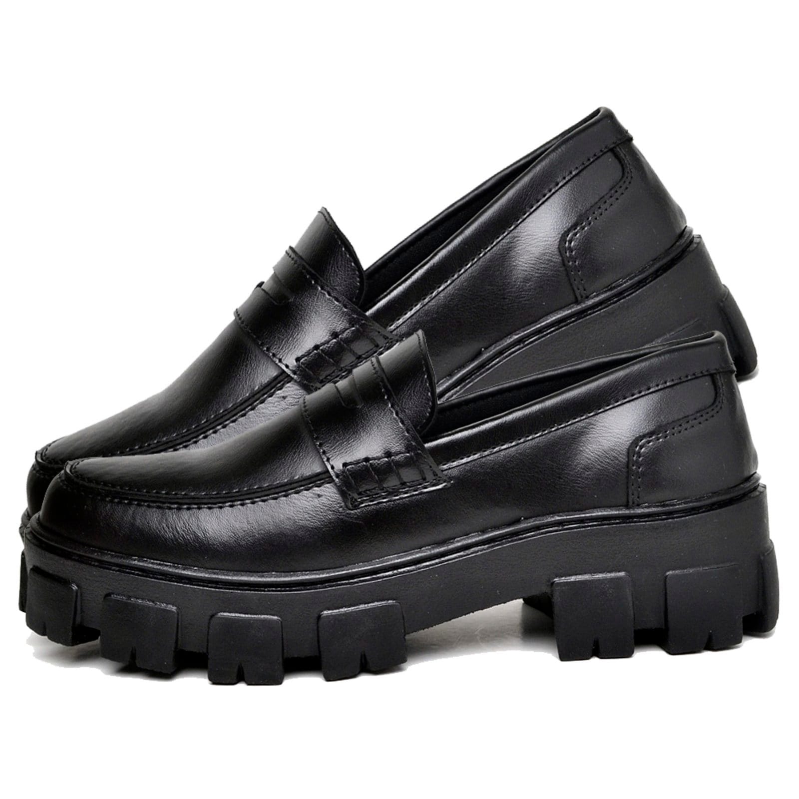 Vista 2 Sapato Mocassim Feminino DUBUY 1404FG DUBUY preto