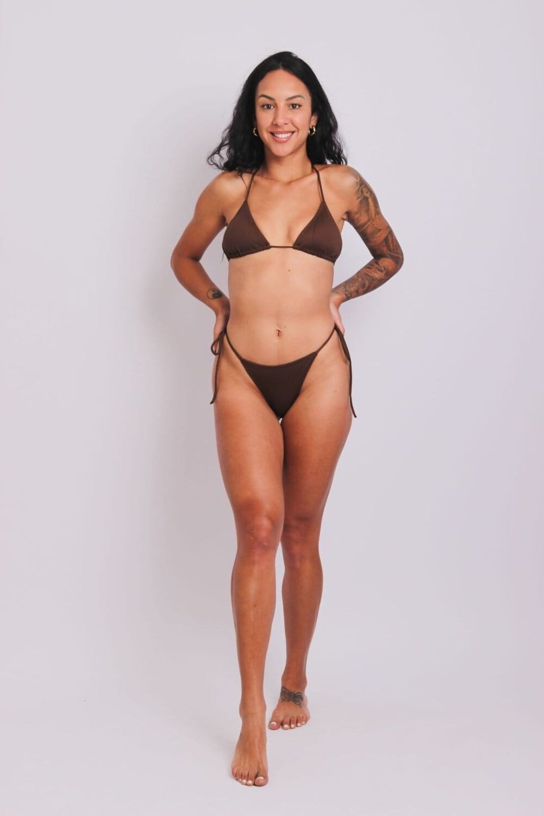 2408 - Calcinha de Biquíni de Amarrar Com Lacinho Fino Duna Casual