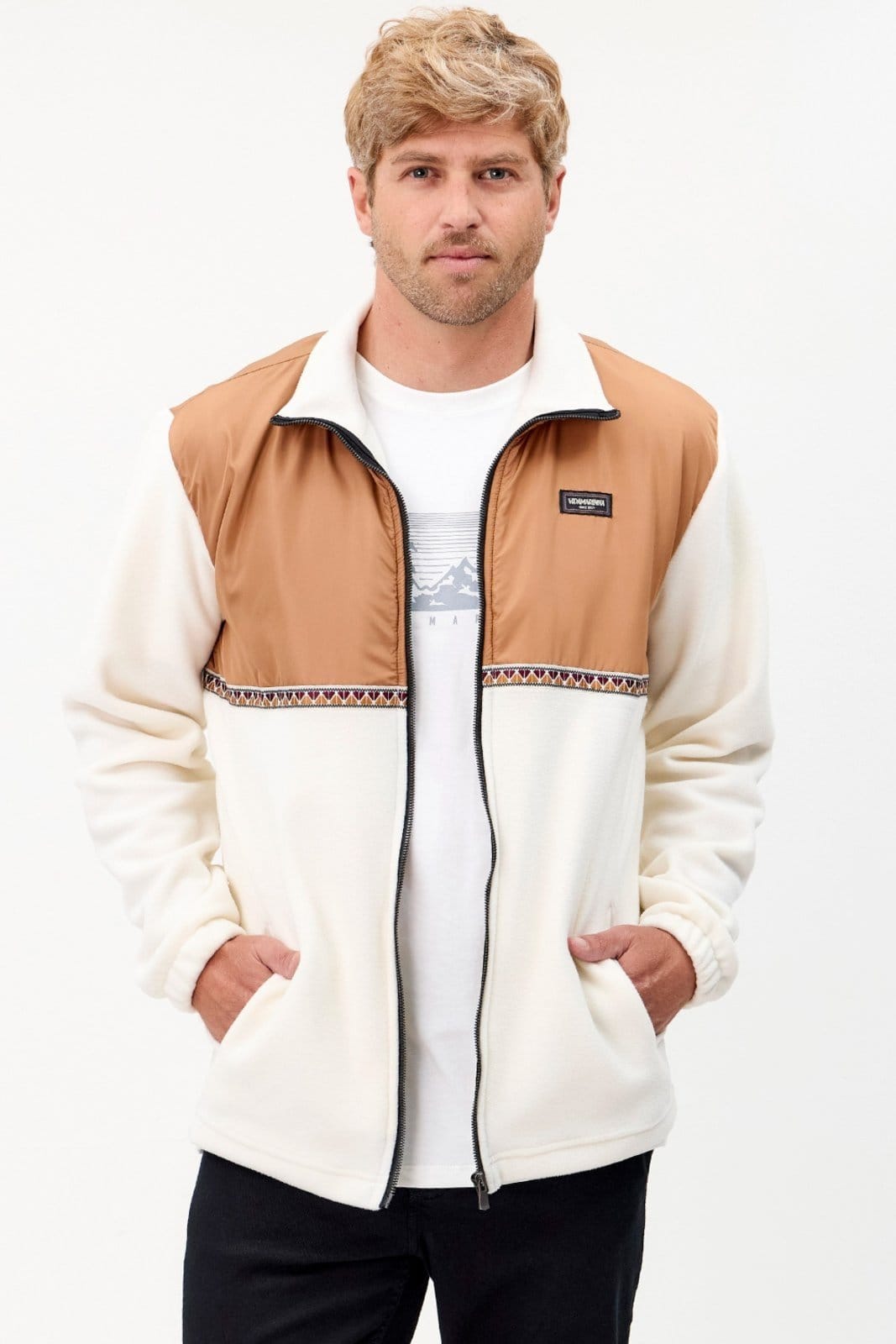 Jaqueta Masculina Soft Térmica Vida Marinha Off