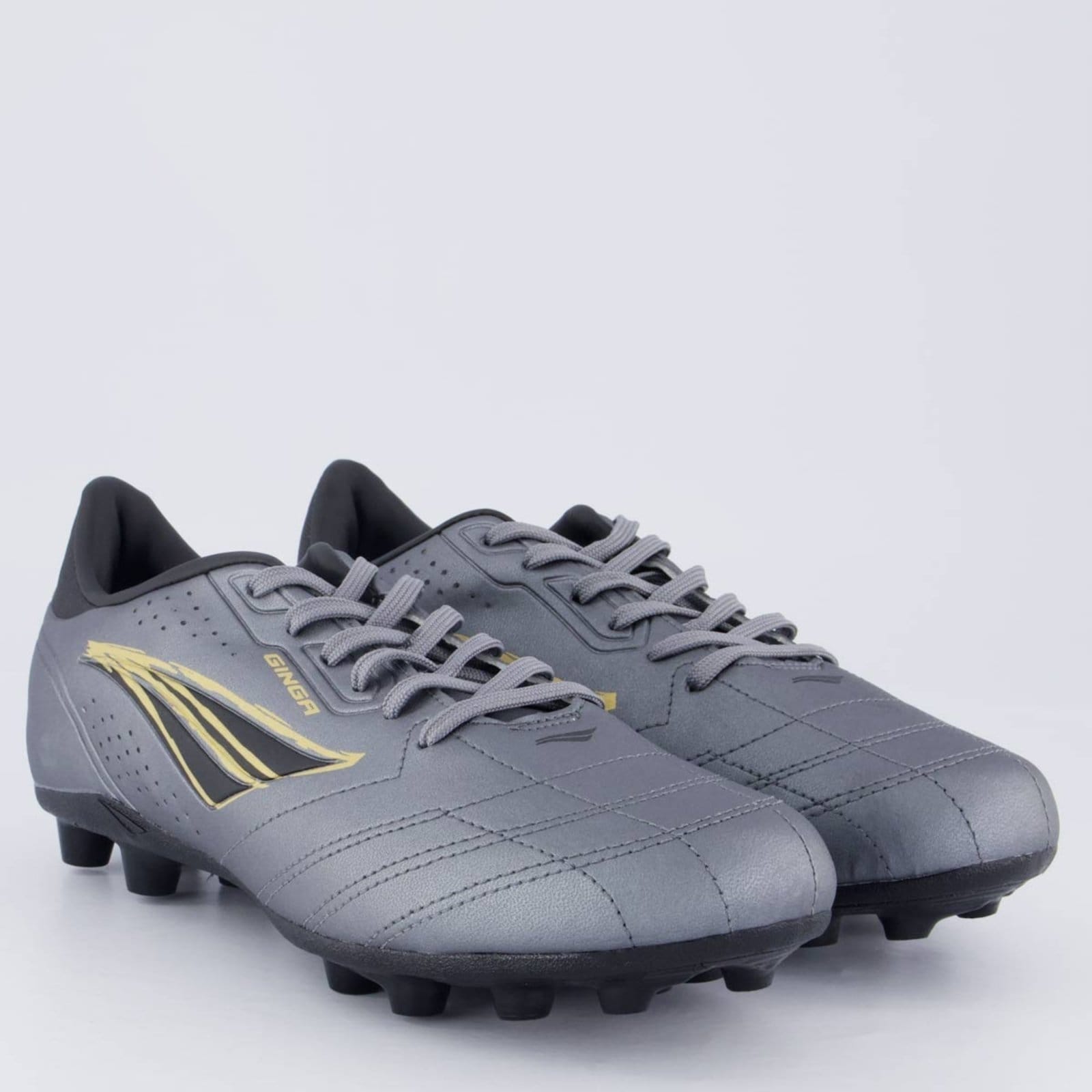 Vista 2 Chuteira Penalty Ginga Y-1 Campo Penalty cinza