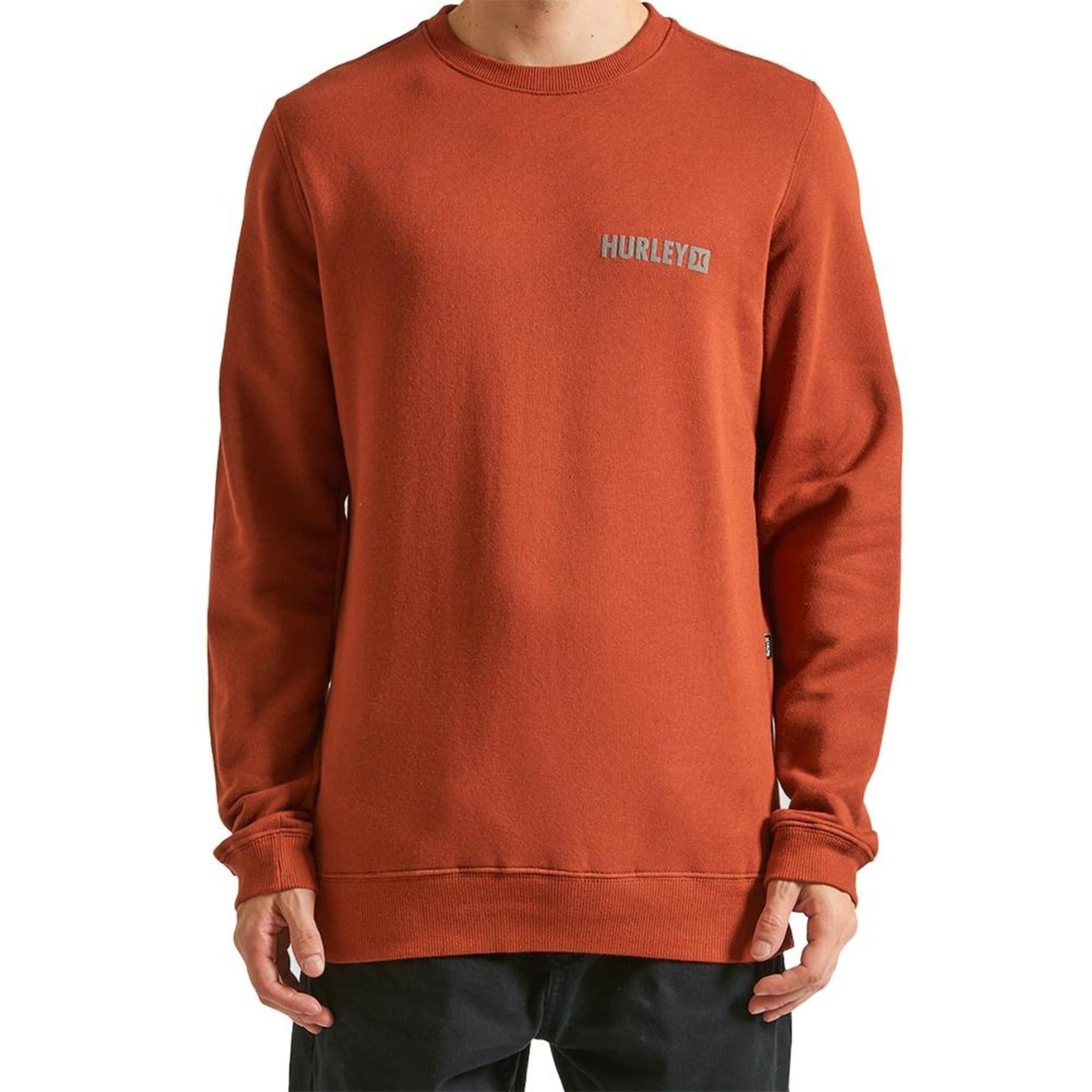 Vista principal Moletom Hurley Careca Square WT24 Masculino hurley vermelho