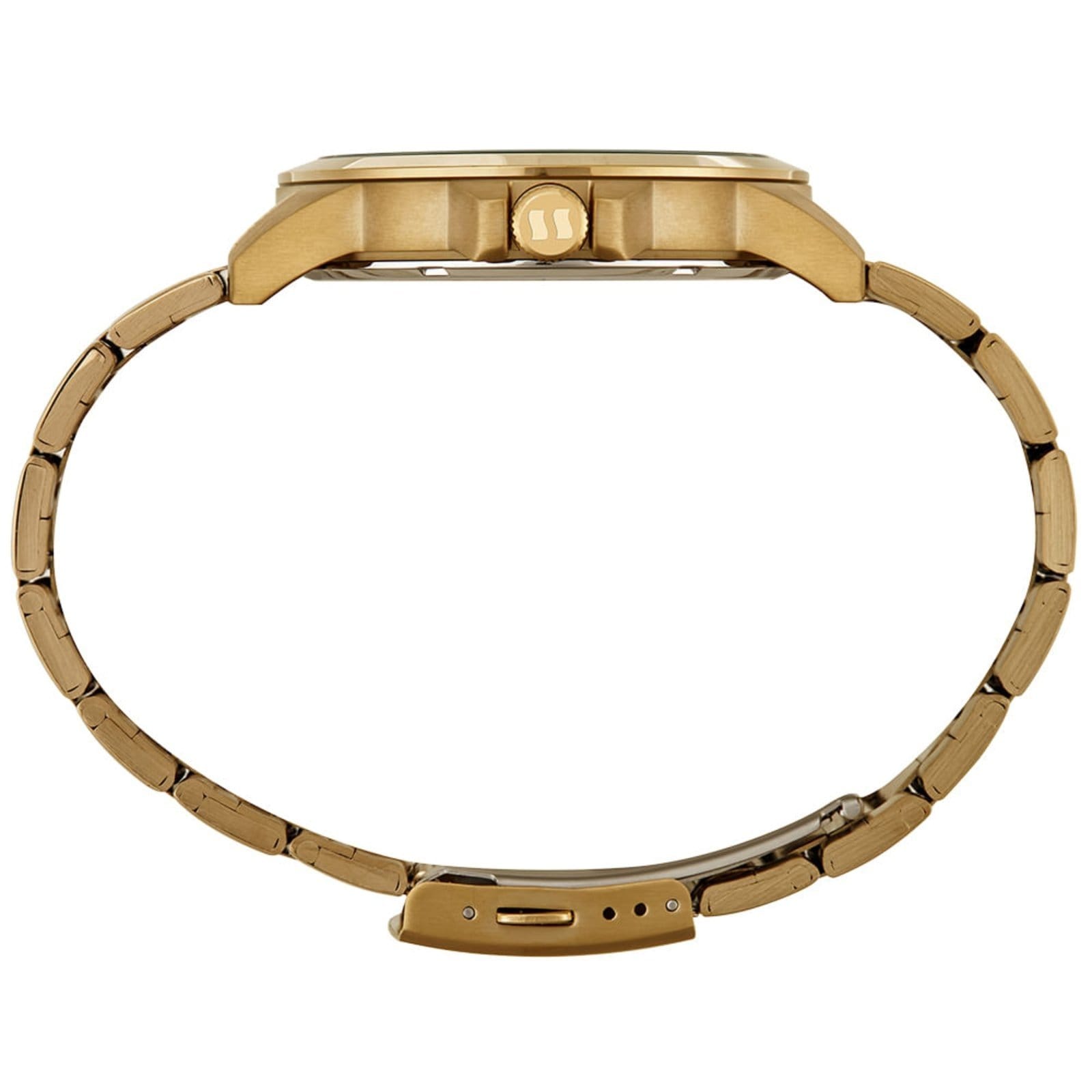 Vista 2 Relógio Masculino Seculus Casual Aço Mostrador Azul Seculus dourado azul