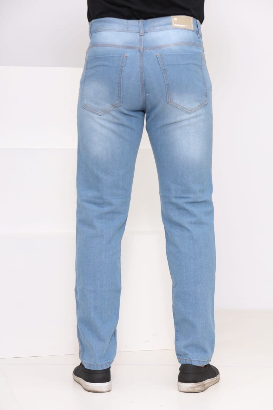 Vista 2 Calça Masculina Jeans Loka Tradicional Clara Jeans Loka azul