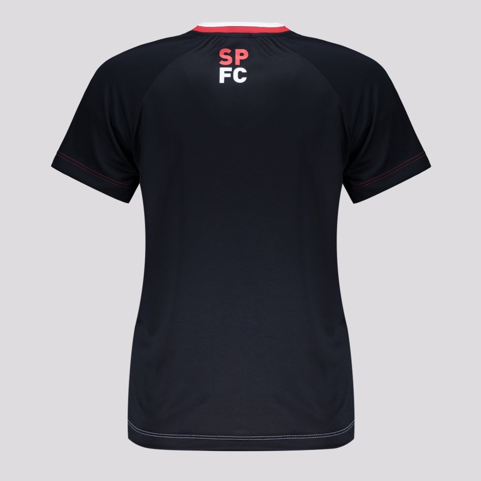 Vista 2 Camisa São Paulo Trança Feminina Preta braziline preto