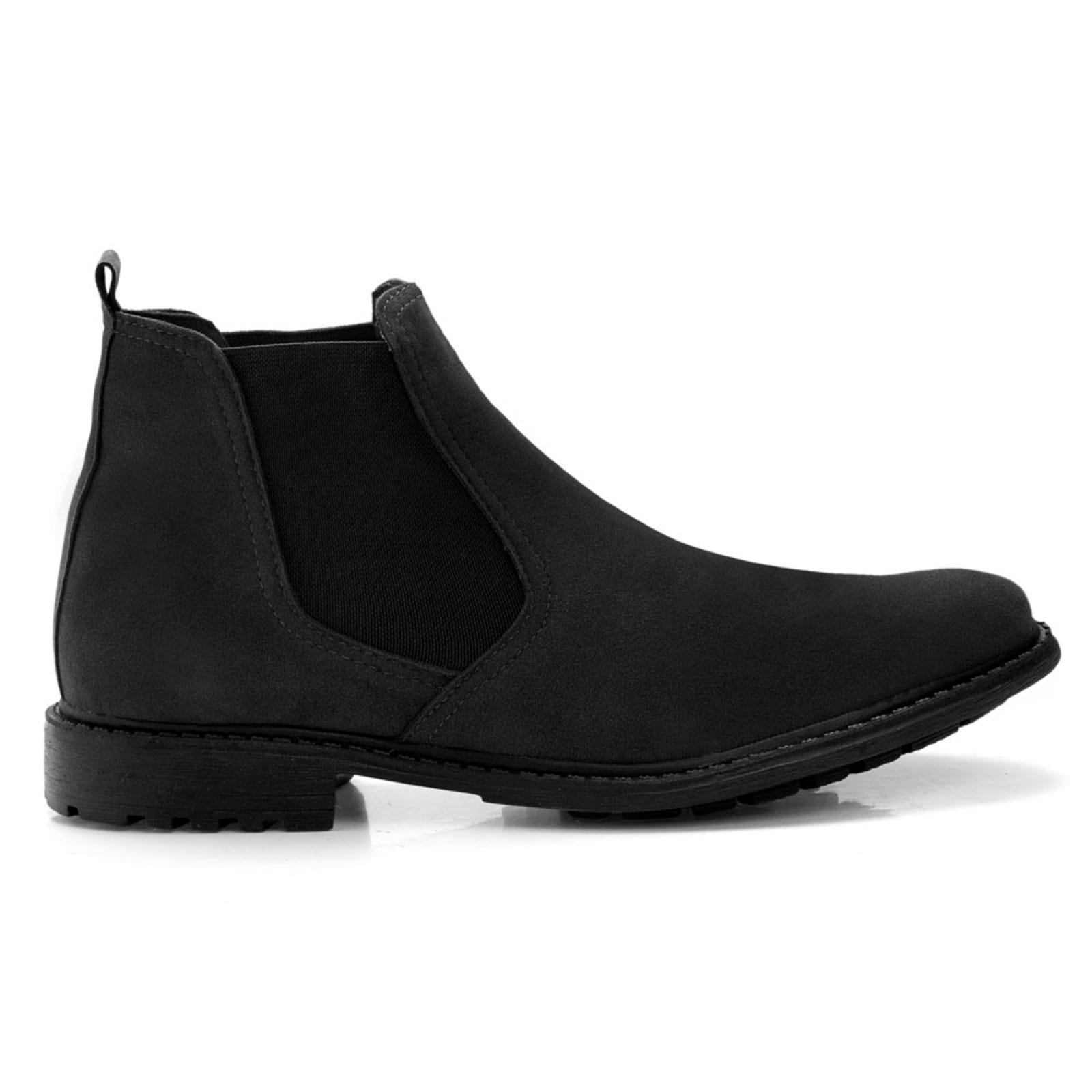 Vista 2 Bota Masculina Épico Conforto Resistente Dia a Dia ÉPICO CALÇADOS preto