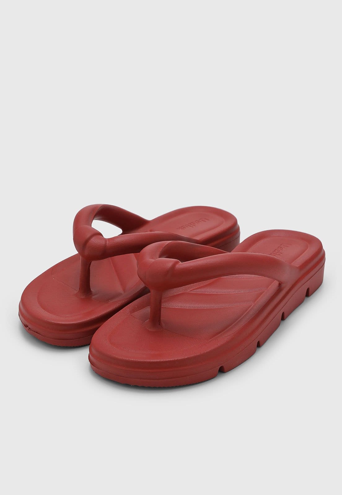 Vista 2 Chinelo Feminino Usaflex Dedo Usaflex vermelho