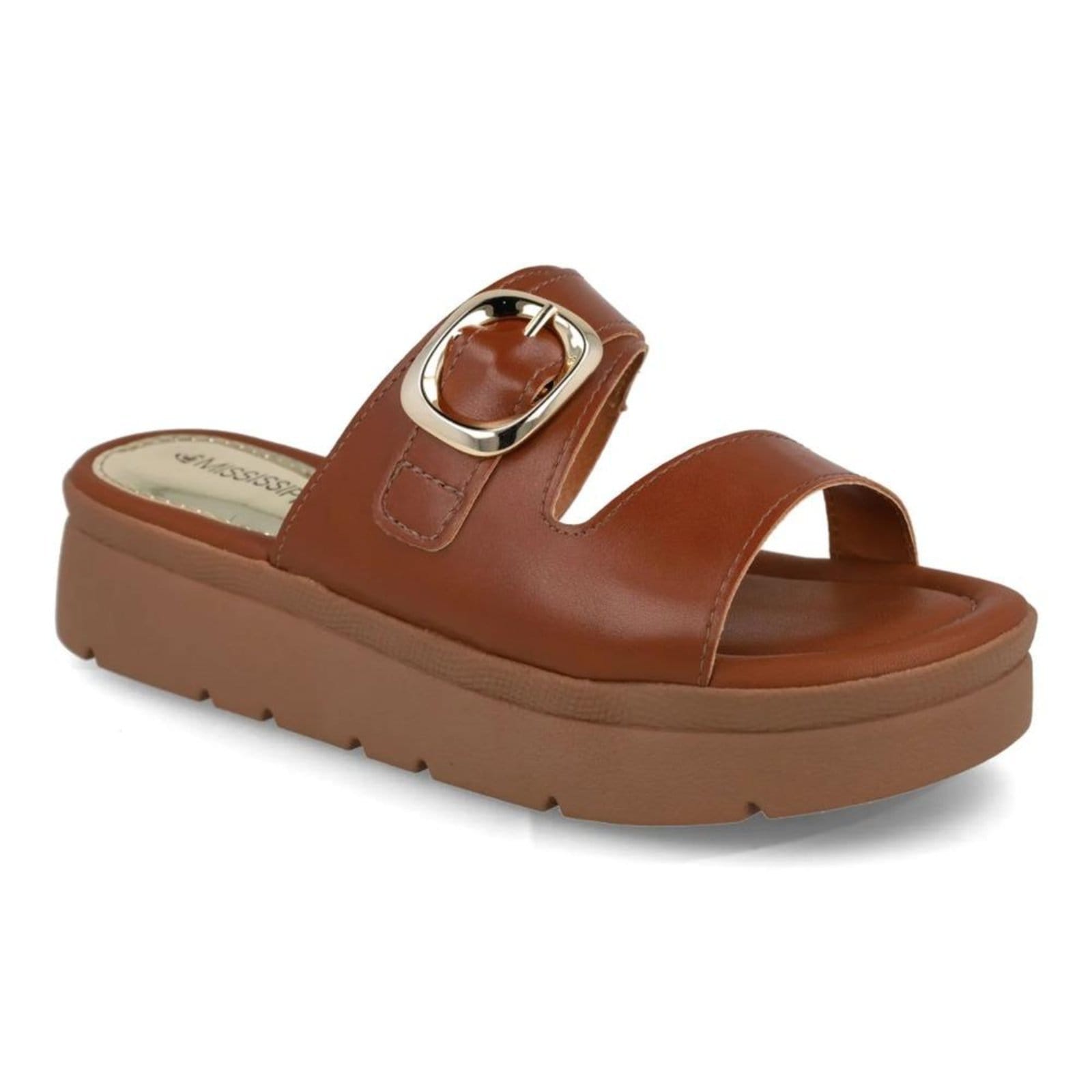 Vista 2 Tamanco Mississipi Flatform Feminino MISSISSIPI marrom
