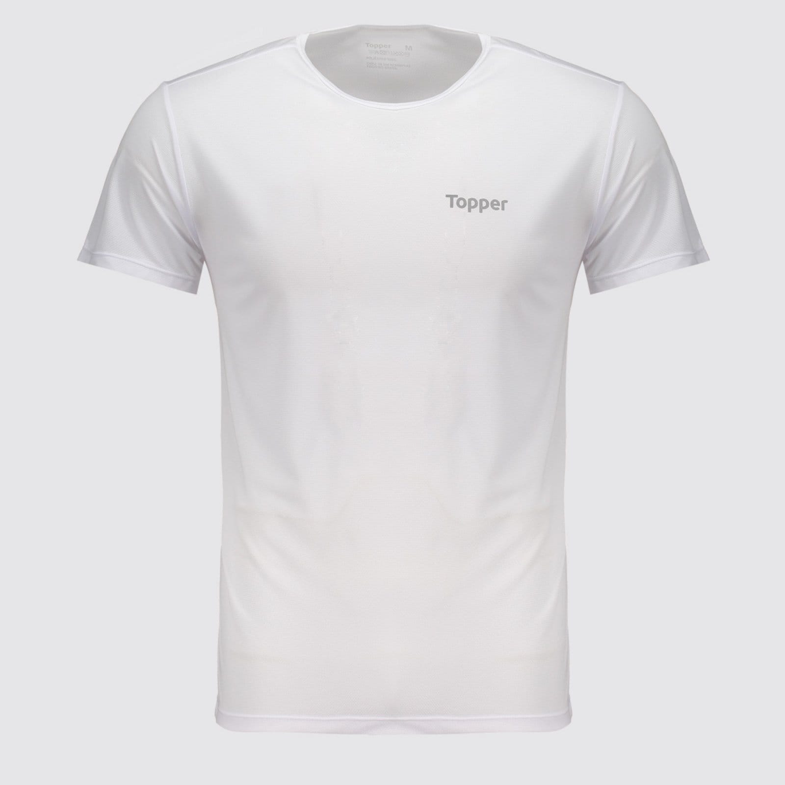 Camiseta Topper Logo Branca