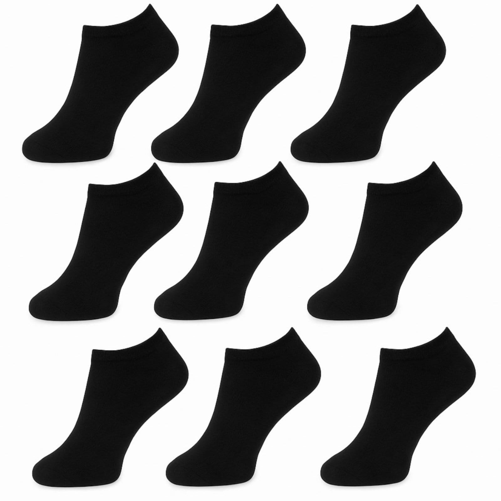 Vista 2 Kit 12 Pares Meias Vih Triny Soquete Pretas Feminina Vih Triny preto